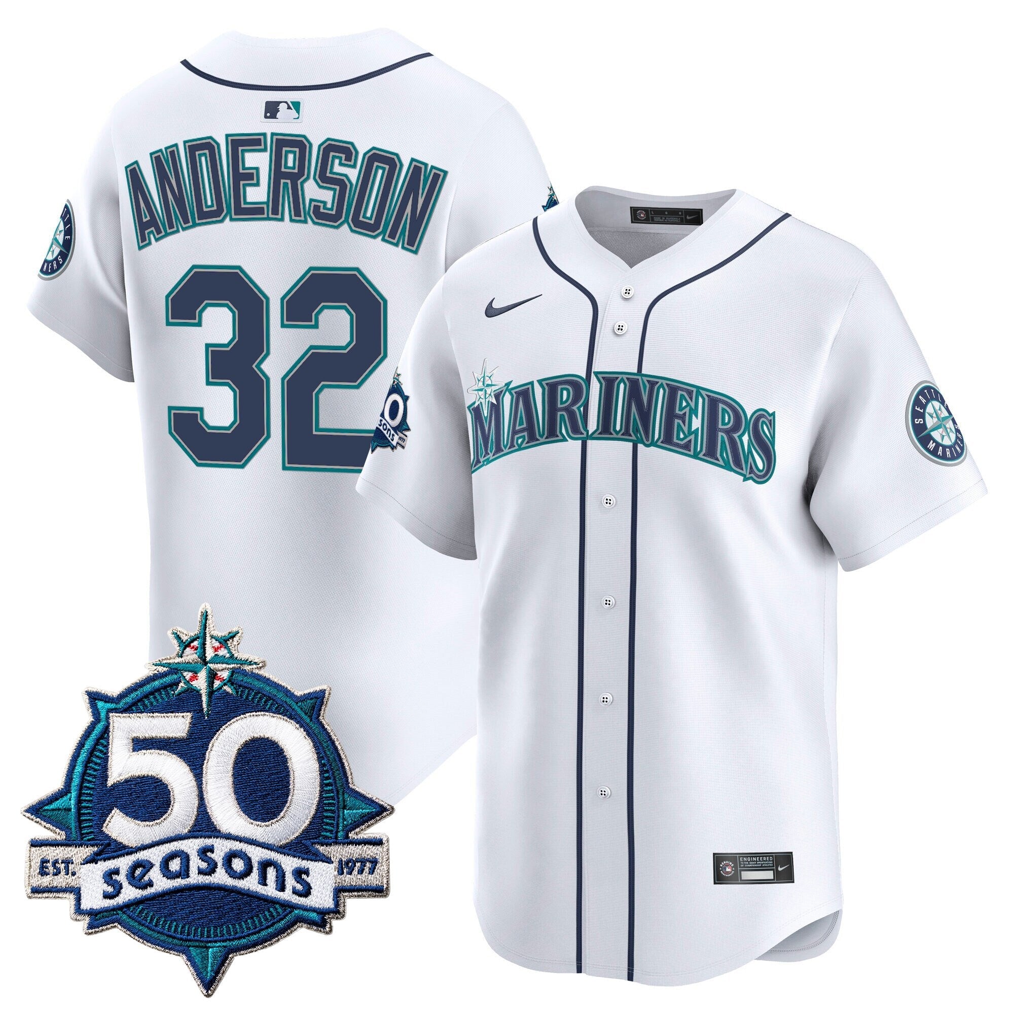 Men’s 50 Seasons Patch Vapor Premier Limited Jersey