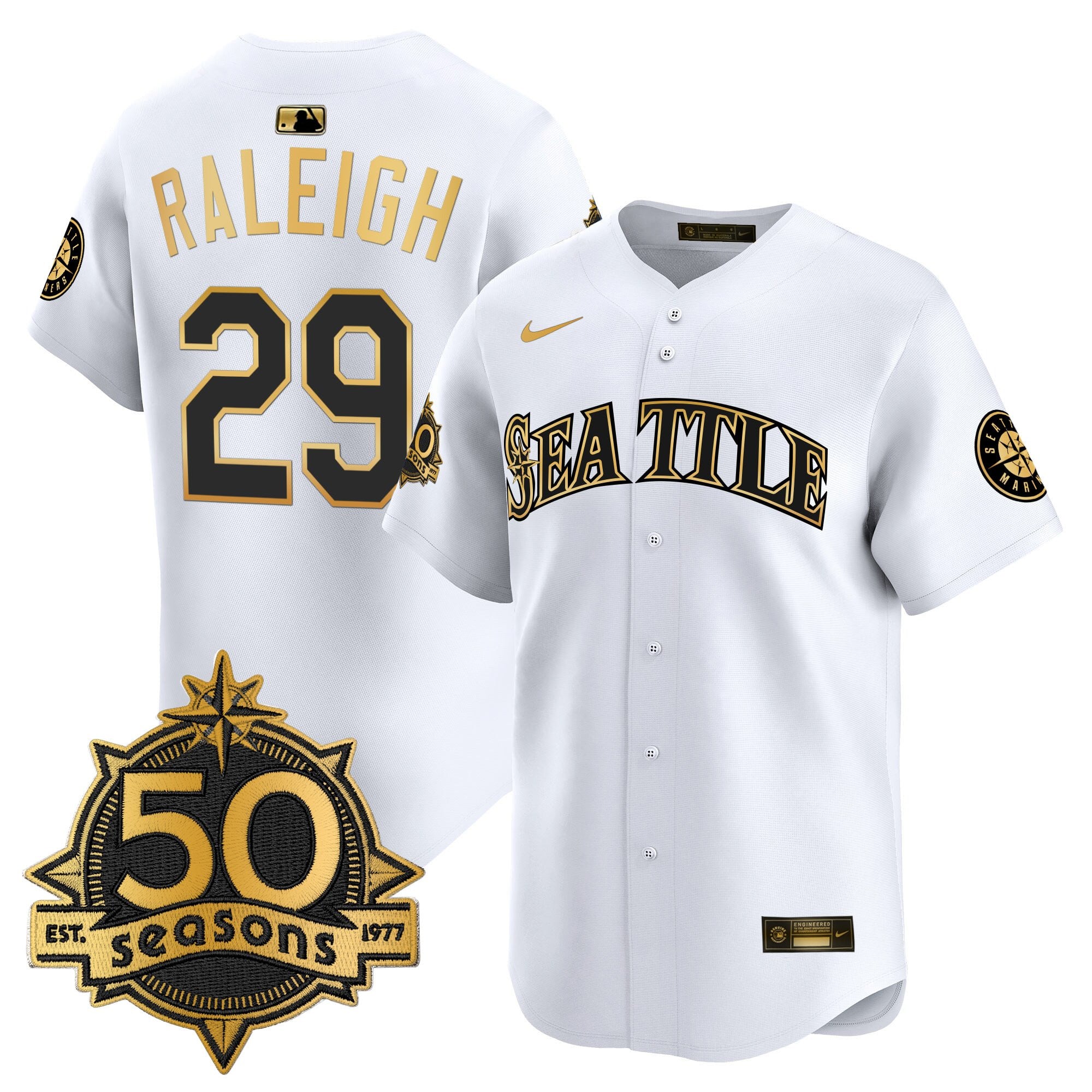 Men’s 50 Seasons Patch Vapor Premier Limited Jersey