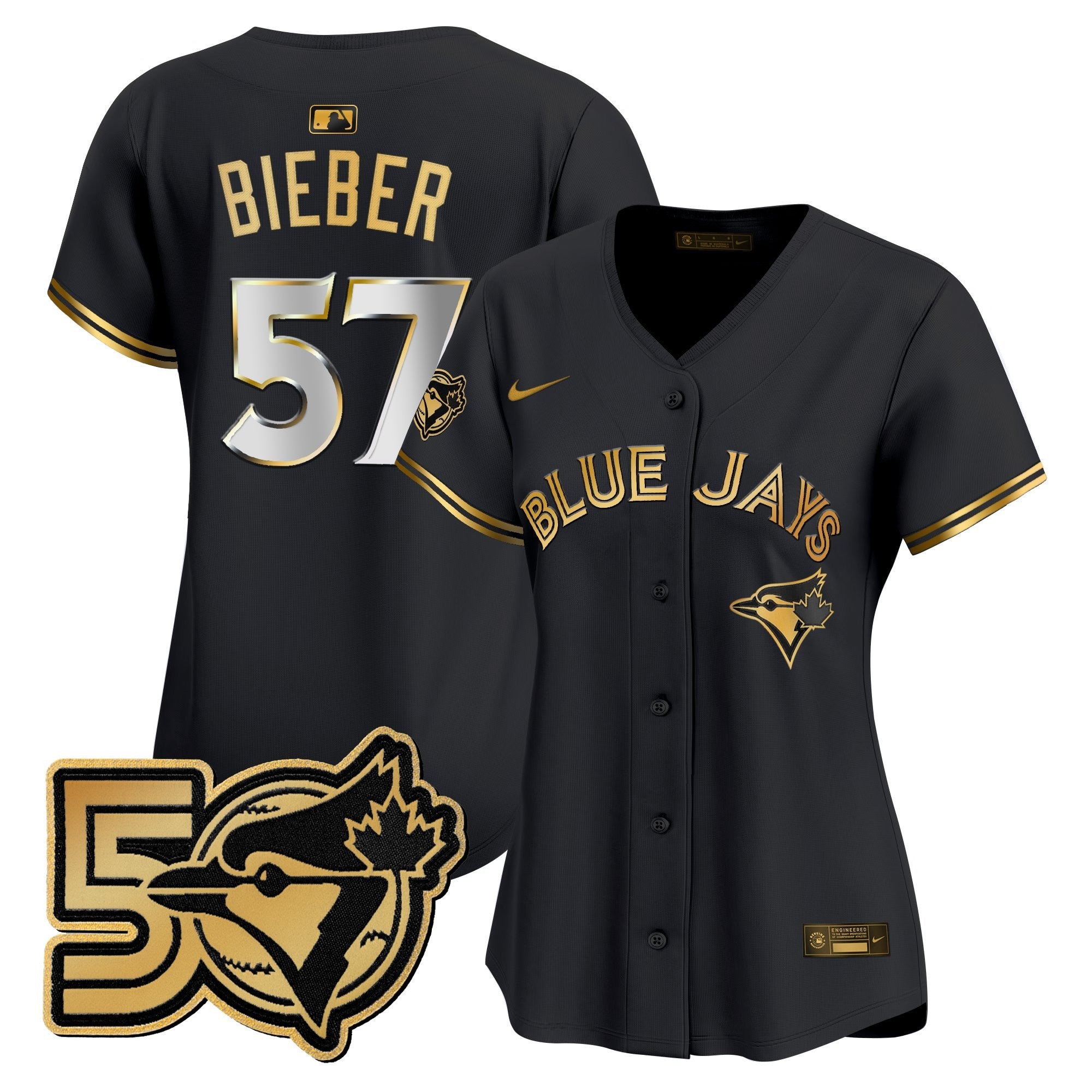 Women’s 50 Seasons Patch Vapor Premier Limited Jersey