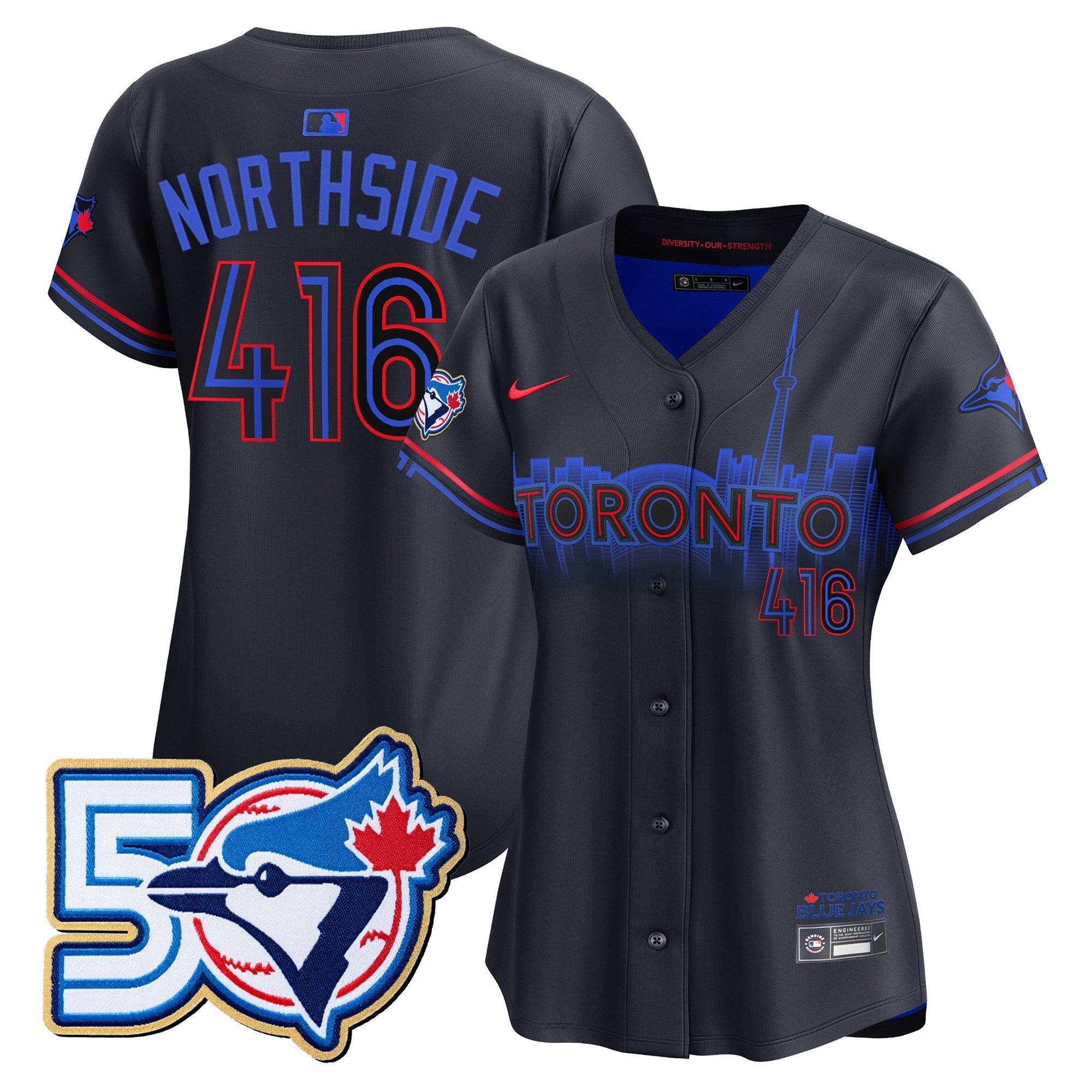 Women’s 50 Seasons Patch Vapor Premier Limited Jersey