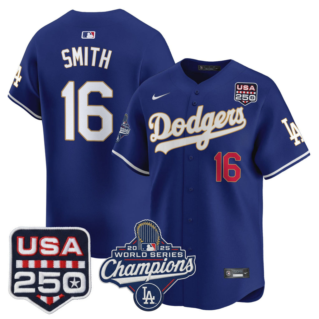 Men’s 2025 World Series Champions & 250America Patch Vapor Premier Limited Jersey