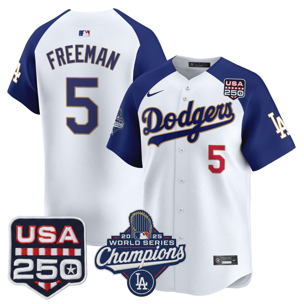 Men’s 2025 World Series Champions & 250America Patch Vapor Premier Limited Jersey