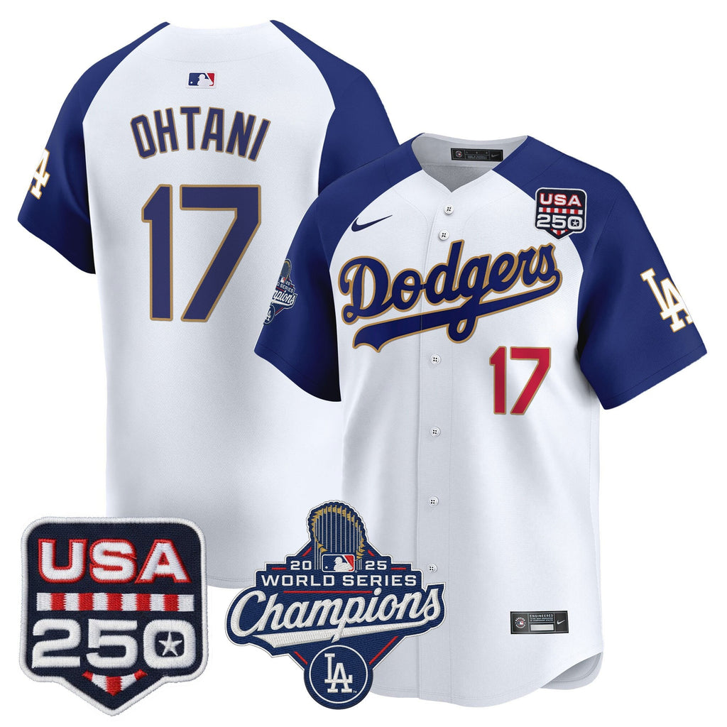 Men’s 2025 World Series Champions & 250America Patch Vapor Premier Limited Jersey