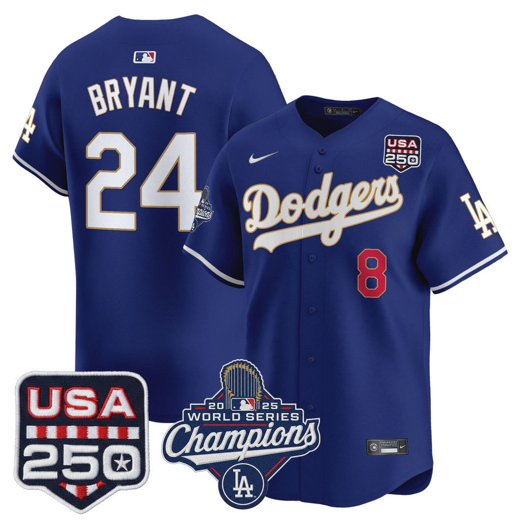 Men’s 2025 World Series Champions & 250America Patch Vapor Premier Limited Jersey