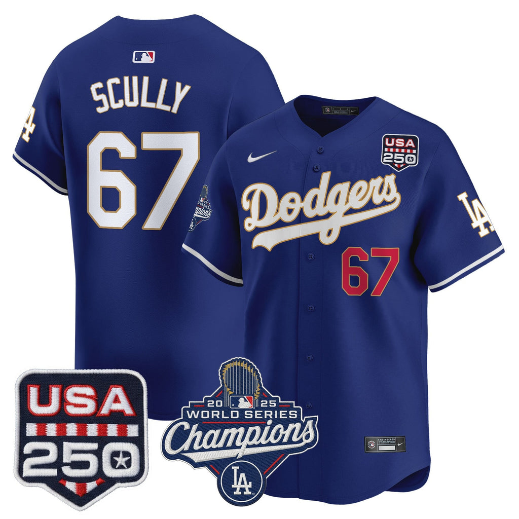 Men’s 2025 World Series Champions & 250America Patch Vapor Premier Limited Jersey