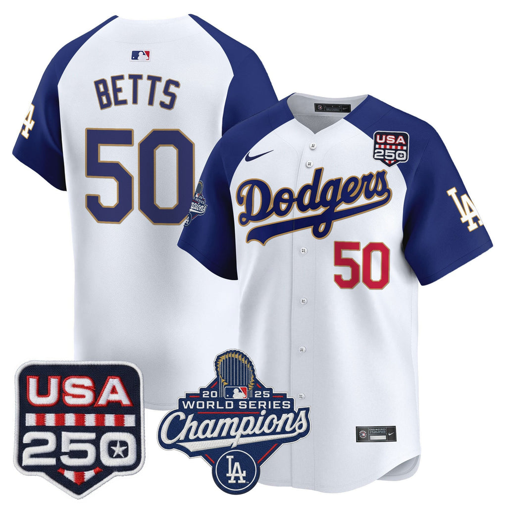 Men’s 2025 World Series Champions & 250America Patch Vapor Premier Limited Jersey