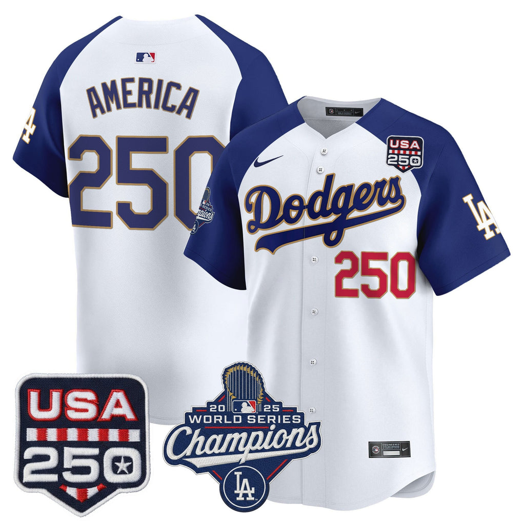 Men’s 2025 World Series Champions & 250America Patch Vapor Premier Limited Jersey