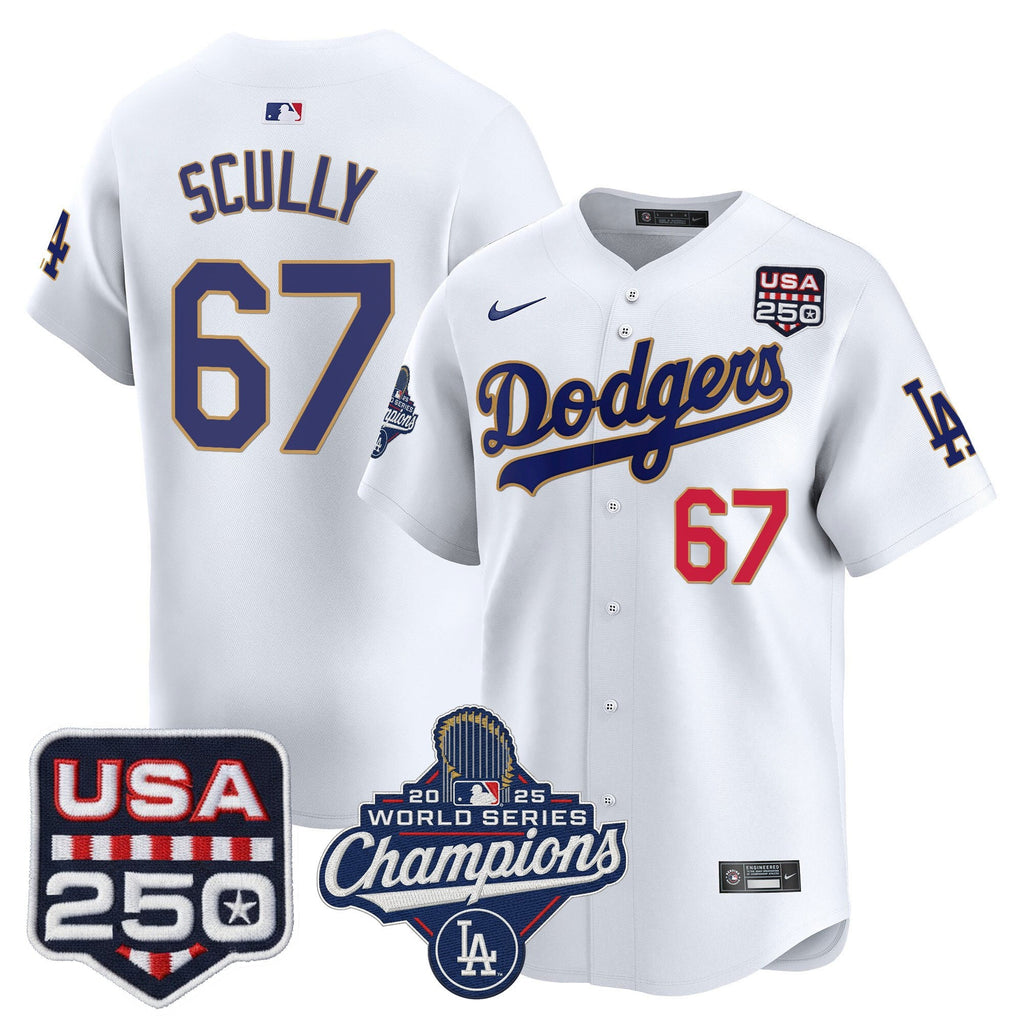 Men’s 2025 World Series Champions & 250America Patch Vapor Premier Limited Jersey