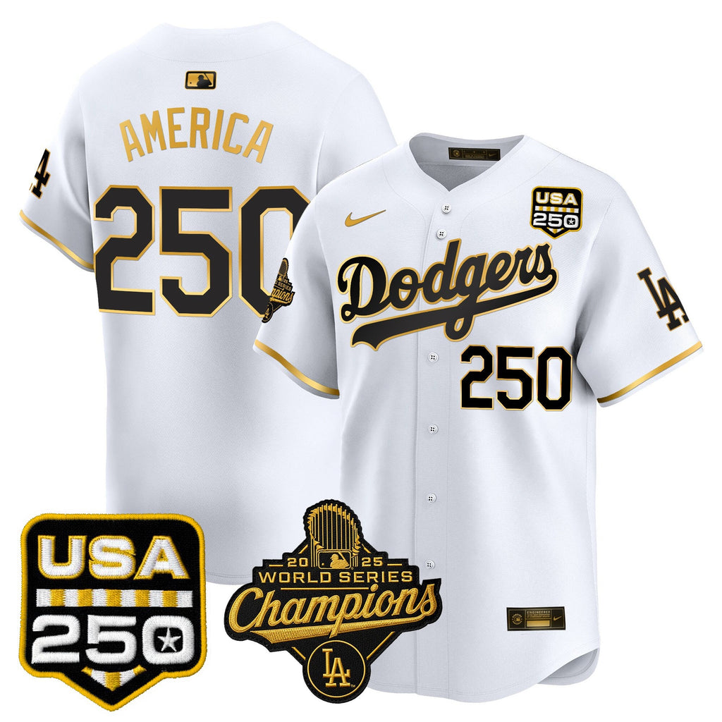 Men’s 2025 World Series Champions & 250America Patch Vapor Premier Limited Jersey