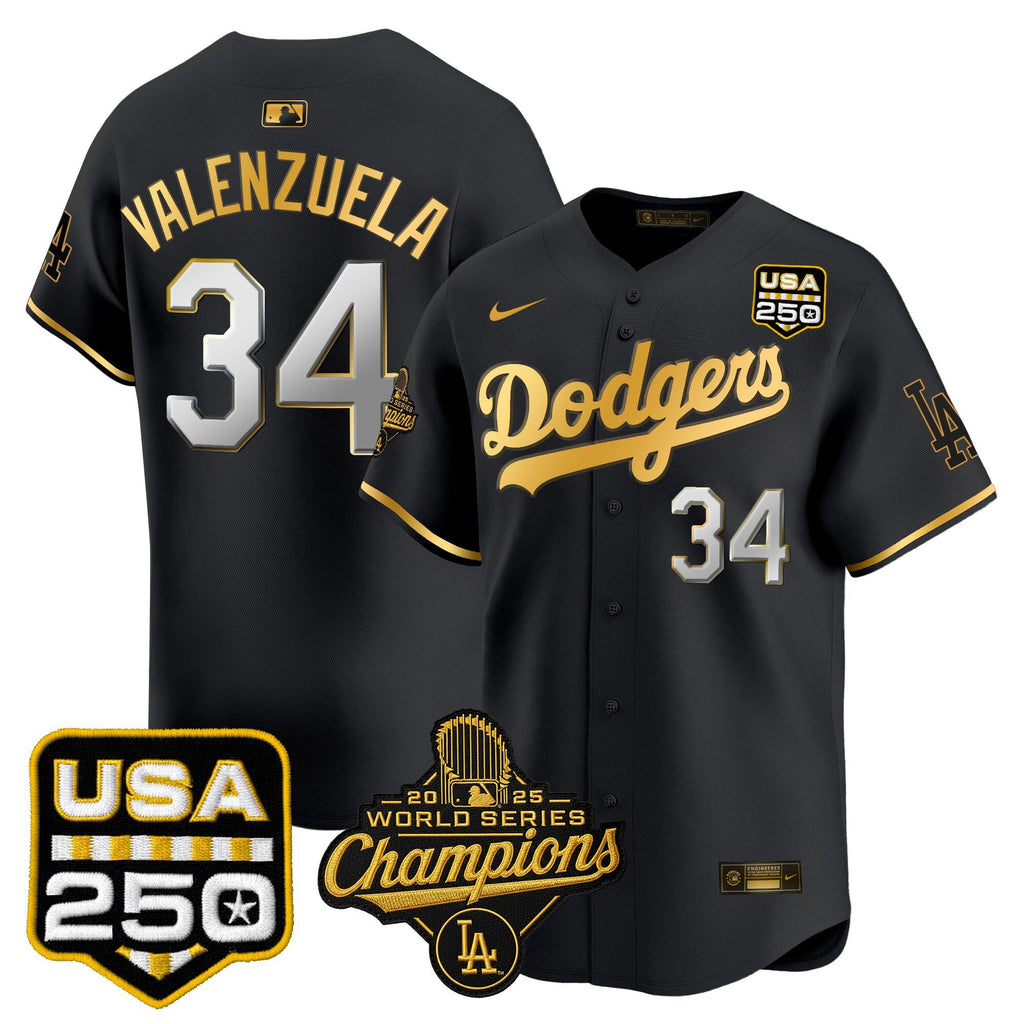 Men’s 2025 World Series Champions & 250America Patch Vapor Premier Limited Jersey