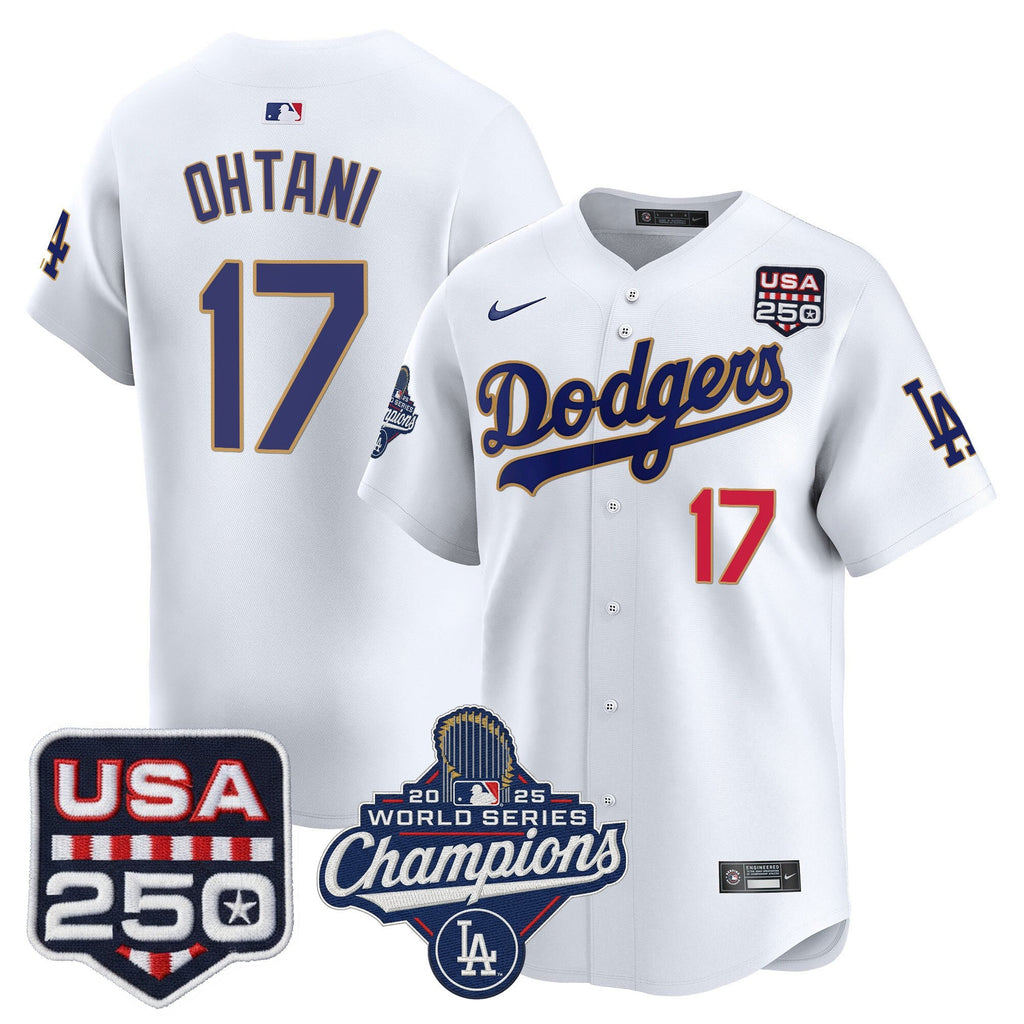 Men’s 2025 World Series Champions & 250America Patch Vapor Premier Limited Jersey