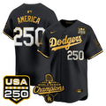 Men’s 2025 World Series Champions & 250America Patch Vapor Premier Limited Jersey