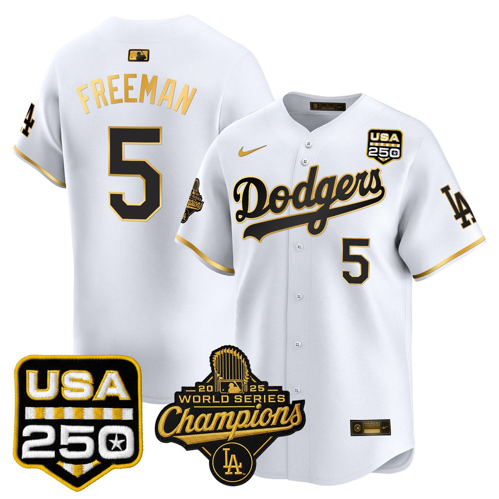 Men’s 2025 World Series Champions & 250America Patch Vapor Premier Limited Jersey