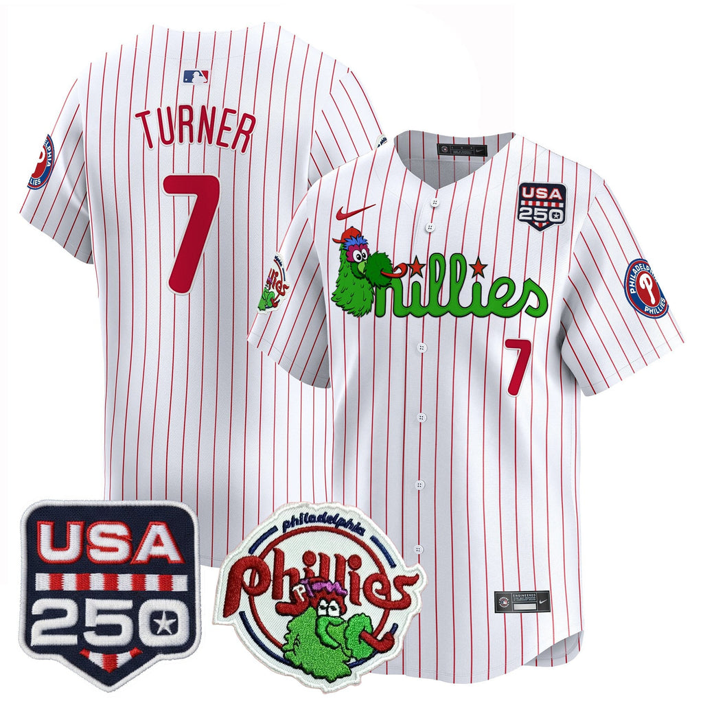 Men’s Philadelphia Phanatic & 250America Patch Vapor Premier Limited Jersey