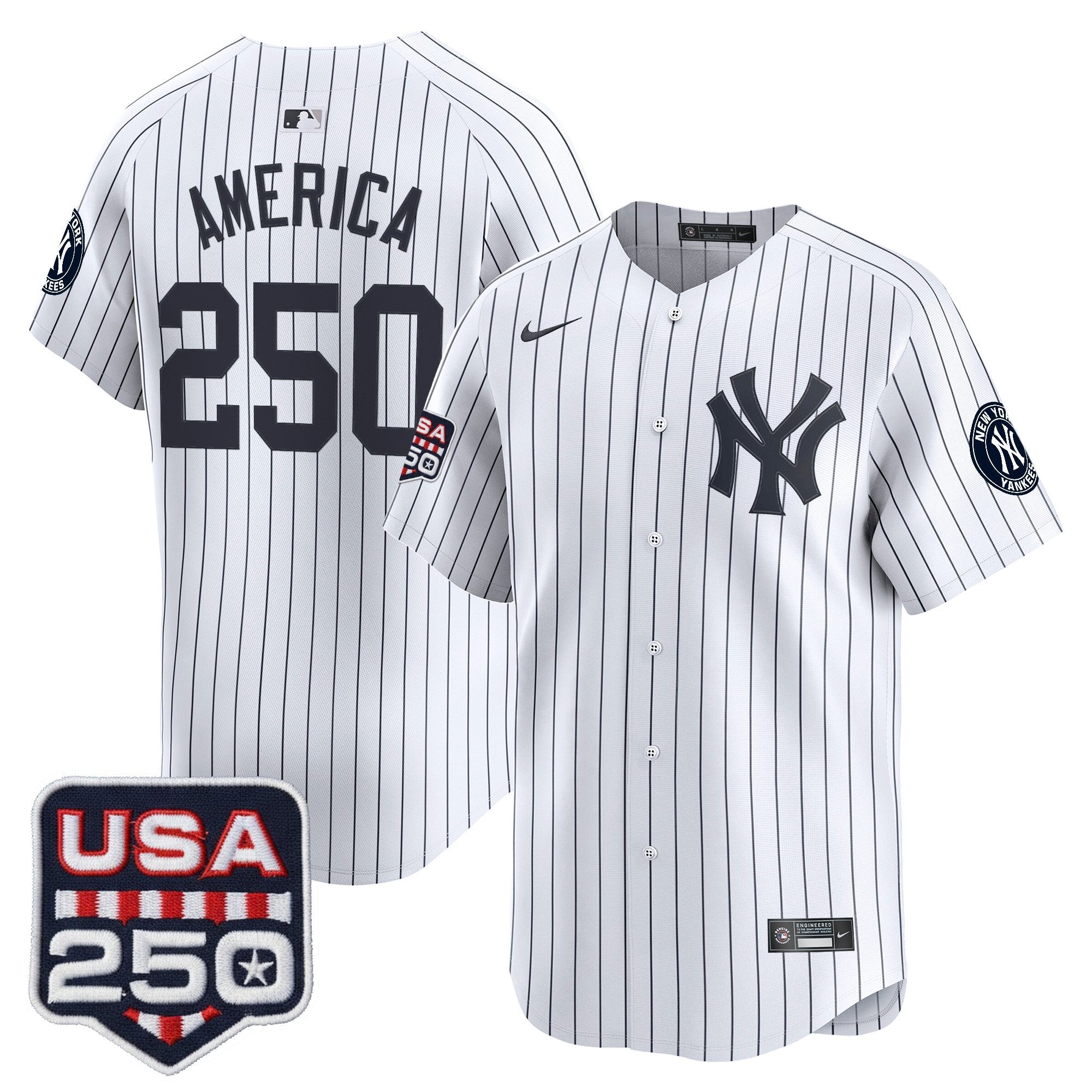 Men’s New York 250America Patch Vapor Premier Limited Jersey