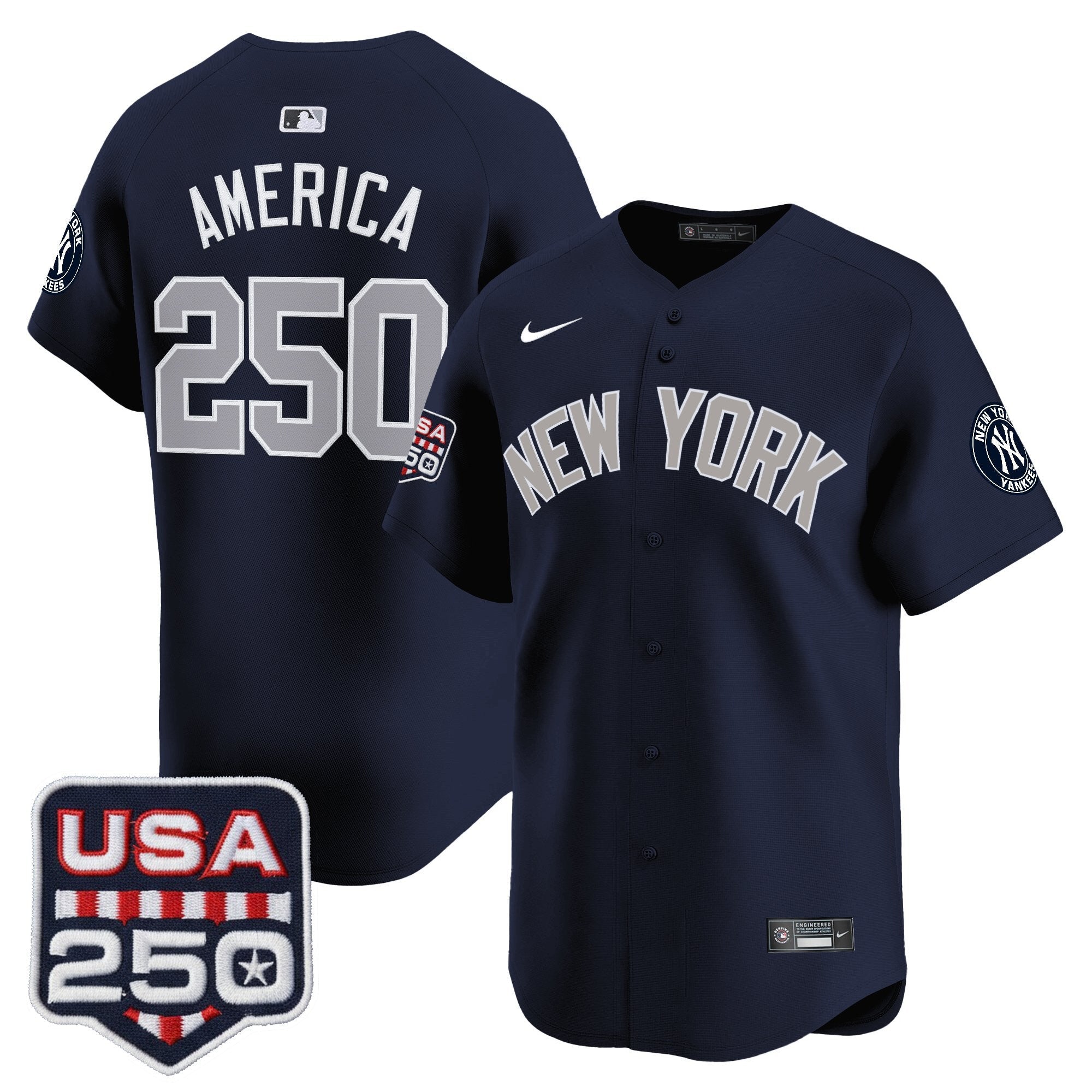 Men’s New York 250America Patch Vapor Premier Limited Jersey