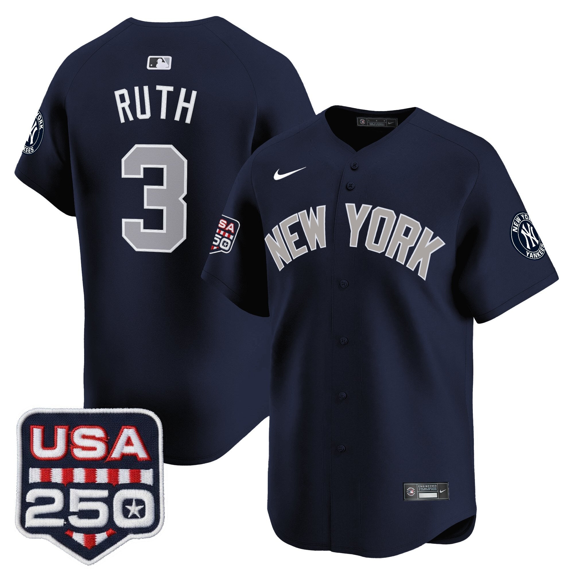 Men’s New York 250America Patch Vapor Premier Limited Jersey
