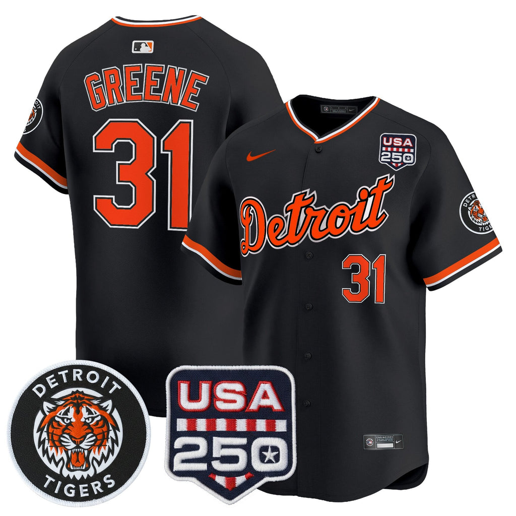 Men’s Detroit 2026 Alternate Vapor Premier Limited Jersey – 250America Patch