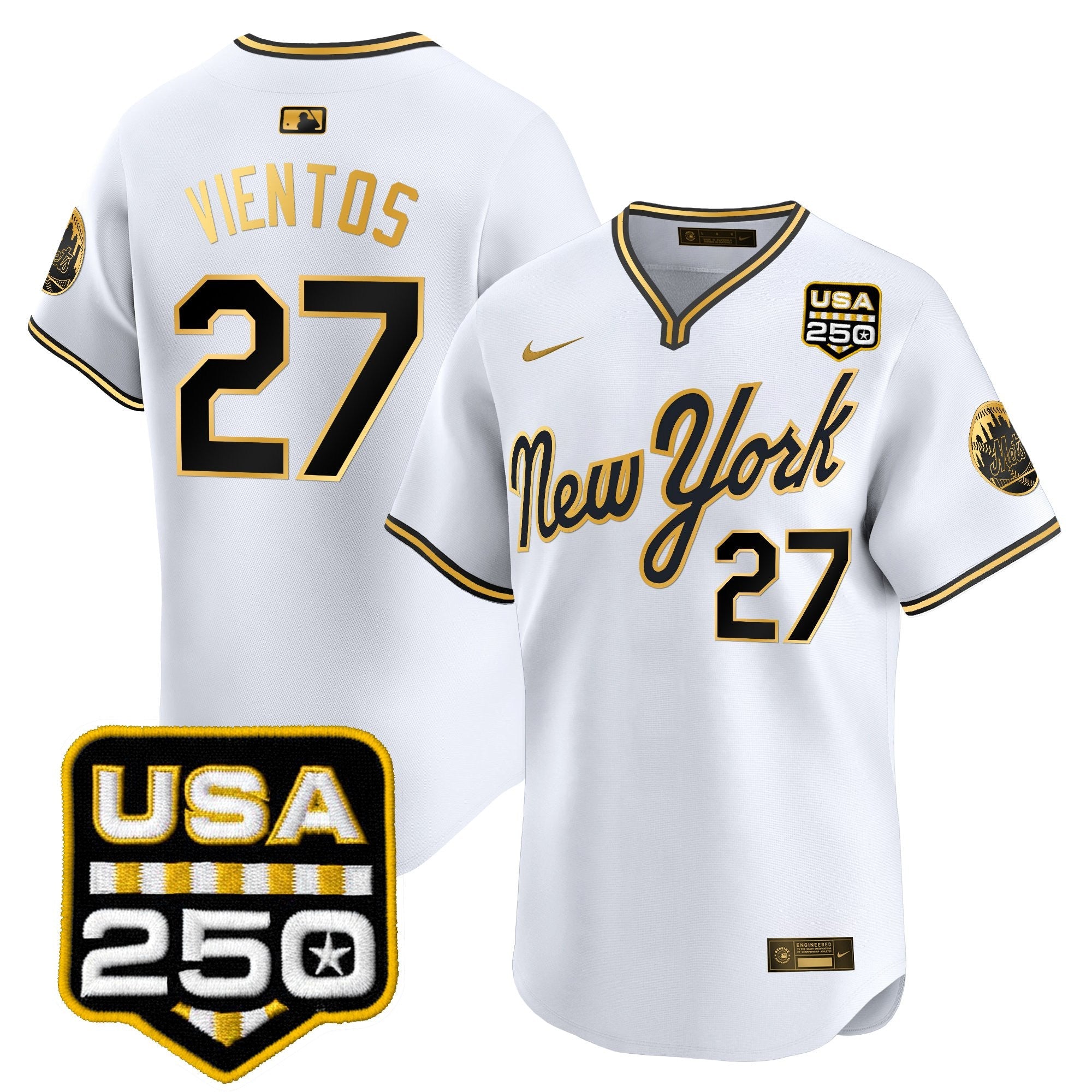 Men’s New York Road Alternate & 250America Patch Vapor Limited Jersey