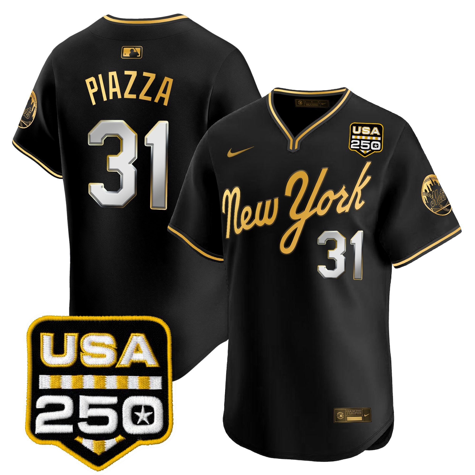 Men’s New York Road Alternate & 250America Patch Vapor Limited Jersey