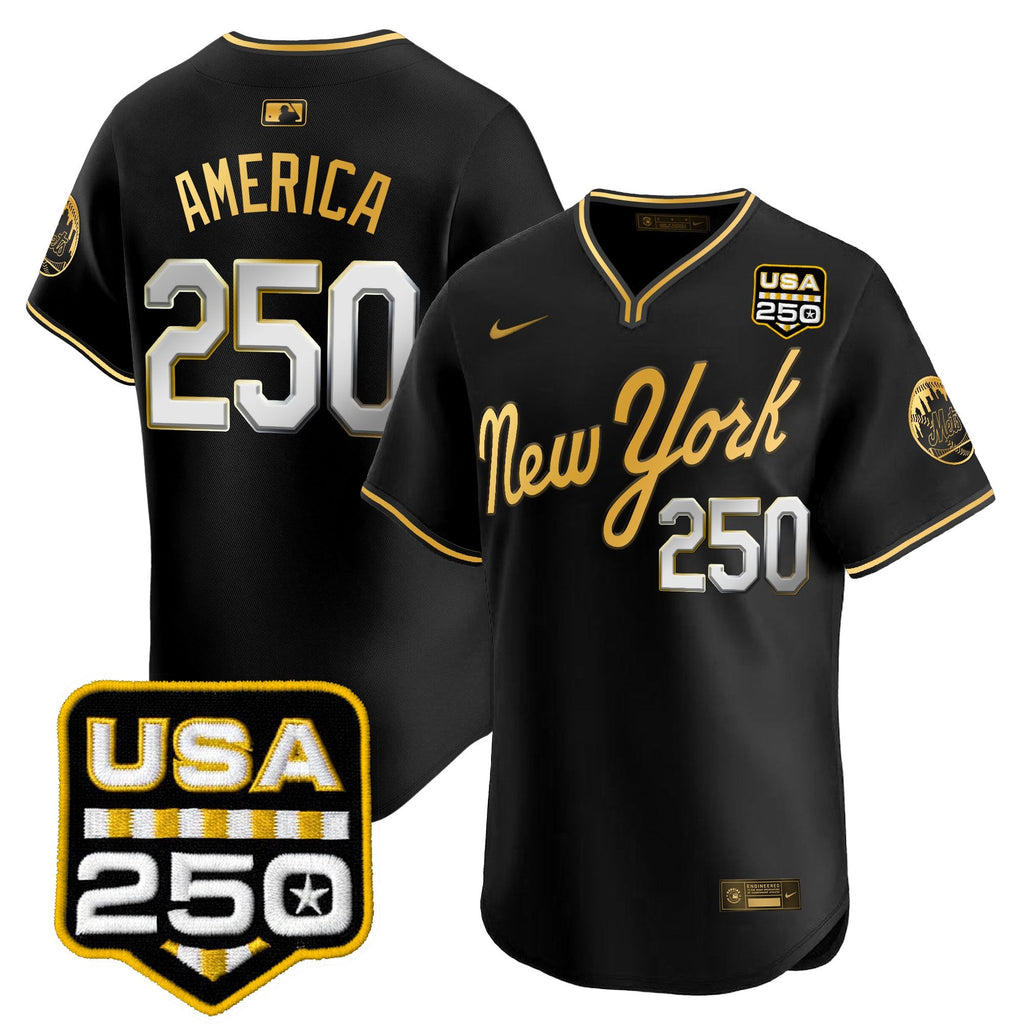 Men’s New York Road Alternate & 250America Patch Vapor Limited Jersey