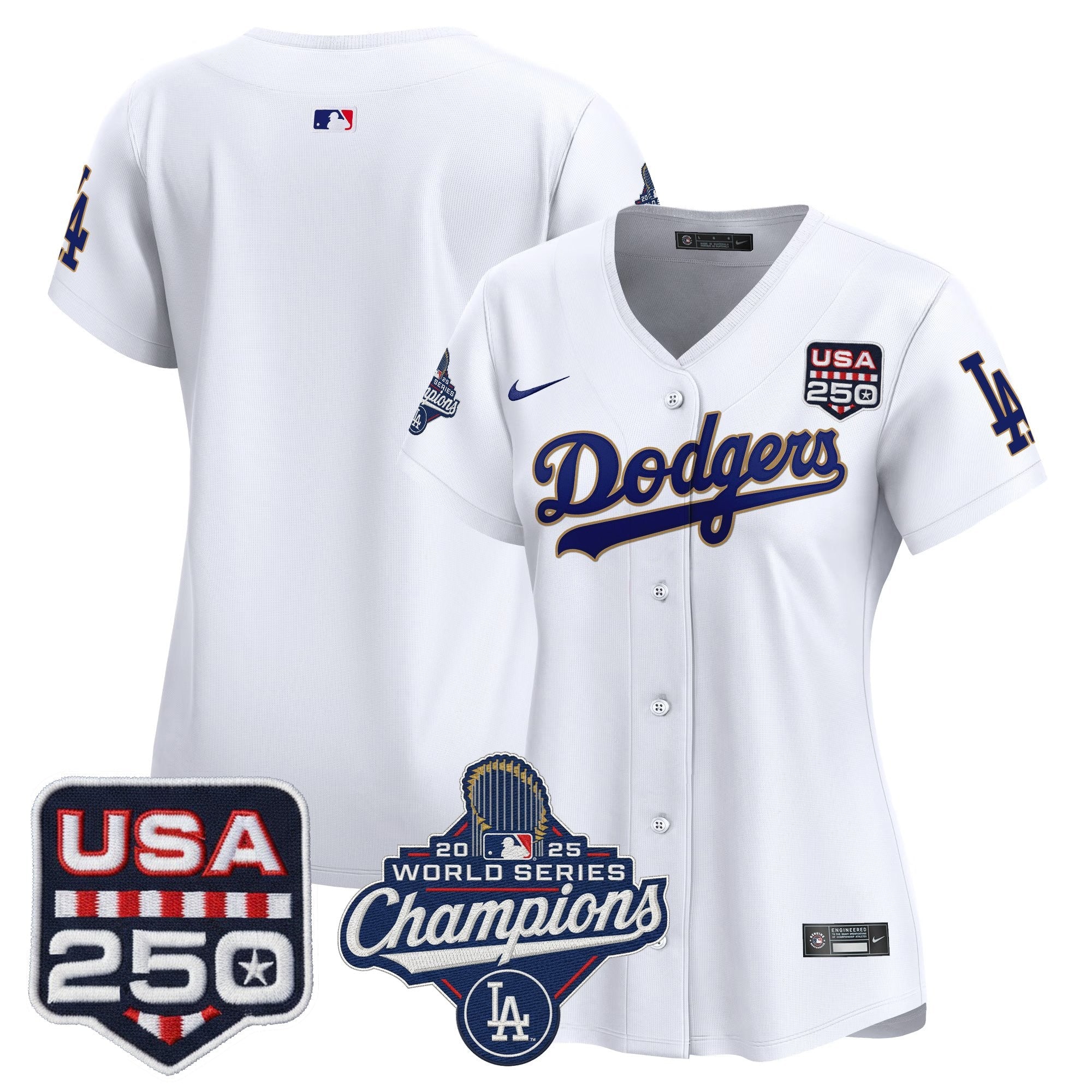 Women’s 2025 World Series Champions & 250 Patch Vapor Premier Limited Jersey