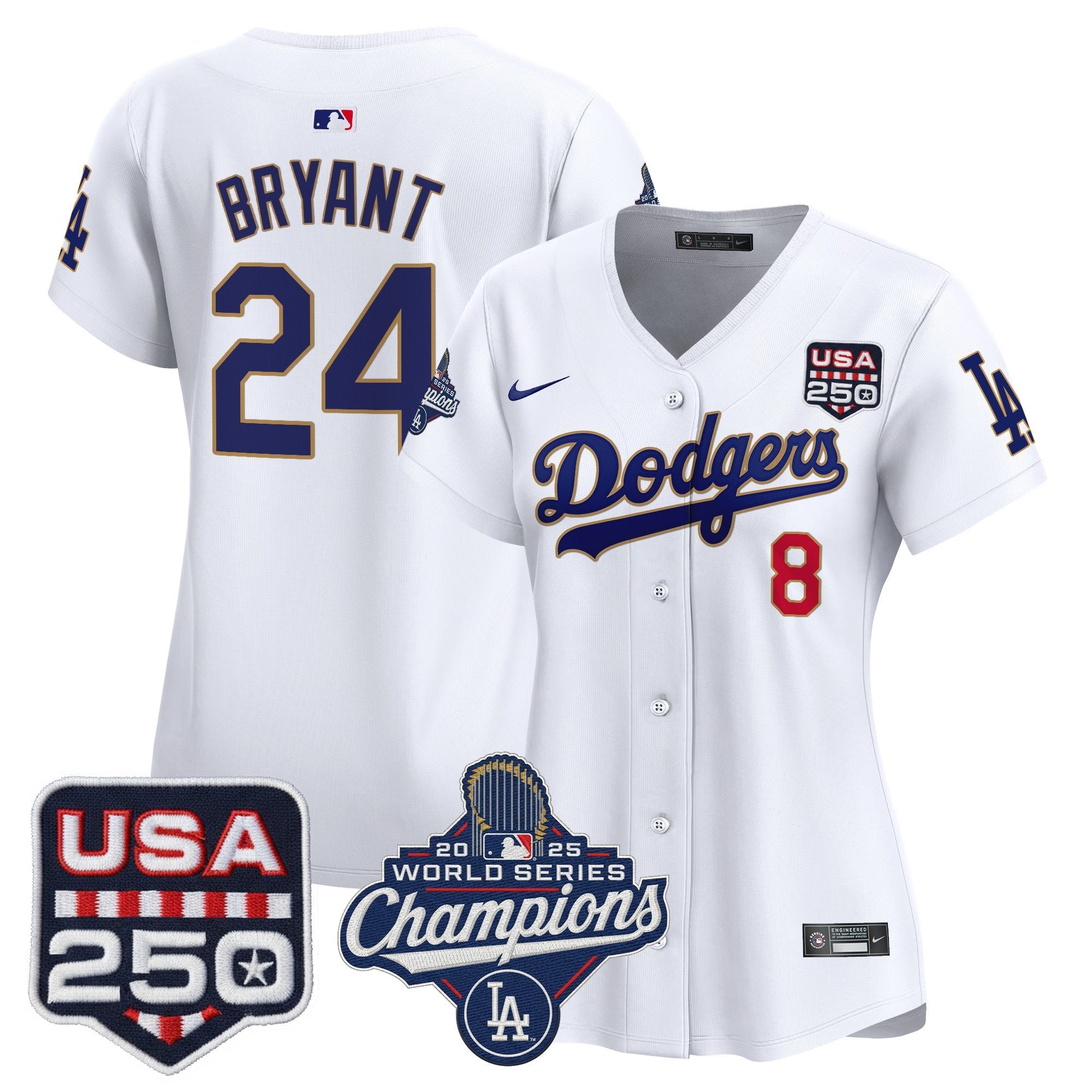 Women’s 2025 World Series Champions & 250 Patch Vapor Premier Limited Jersey
