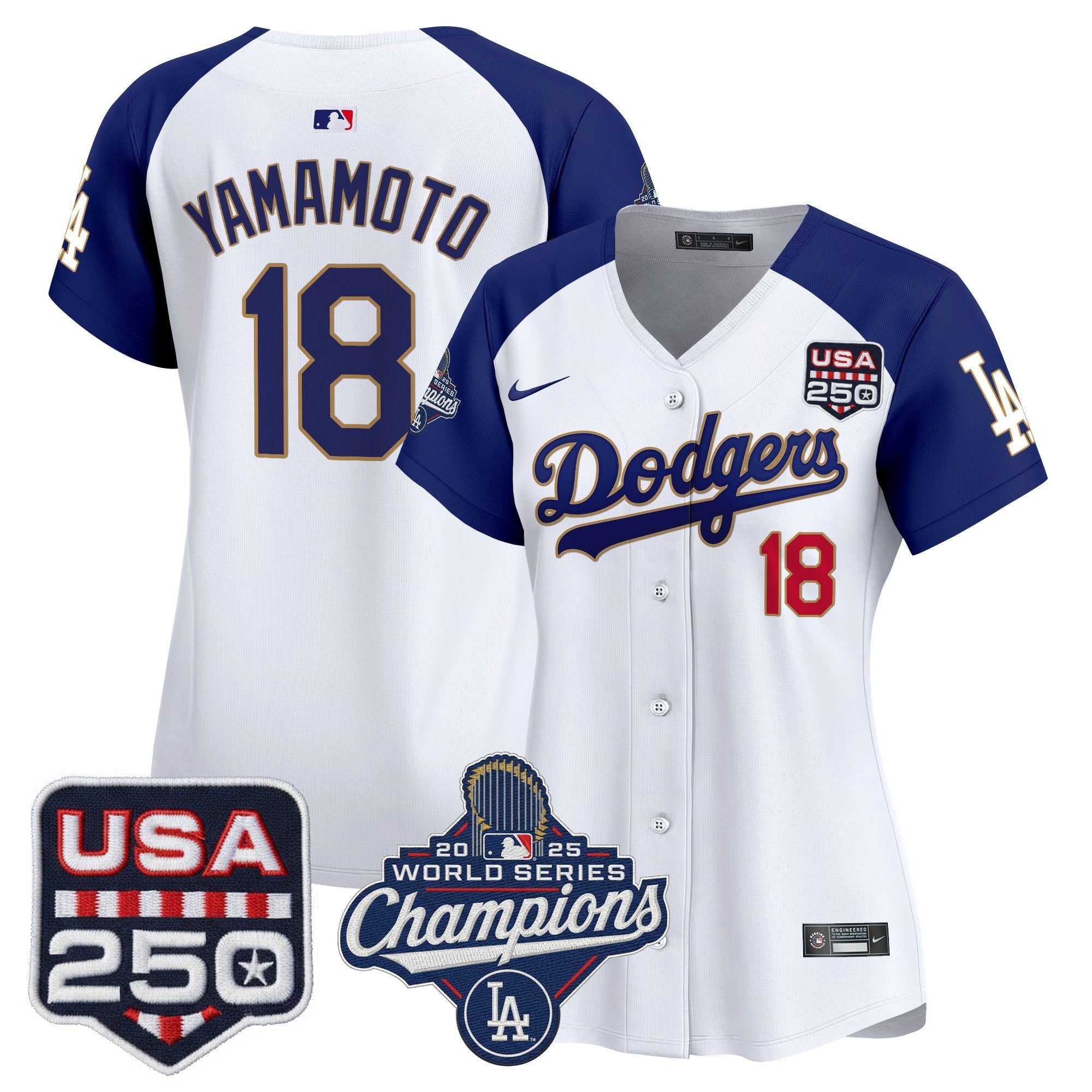 Women’s 2025 World Series Champions & 250 Patch Vapor Premier Limited Jersey