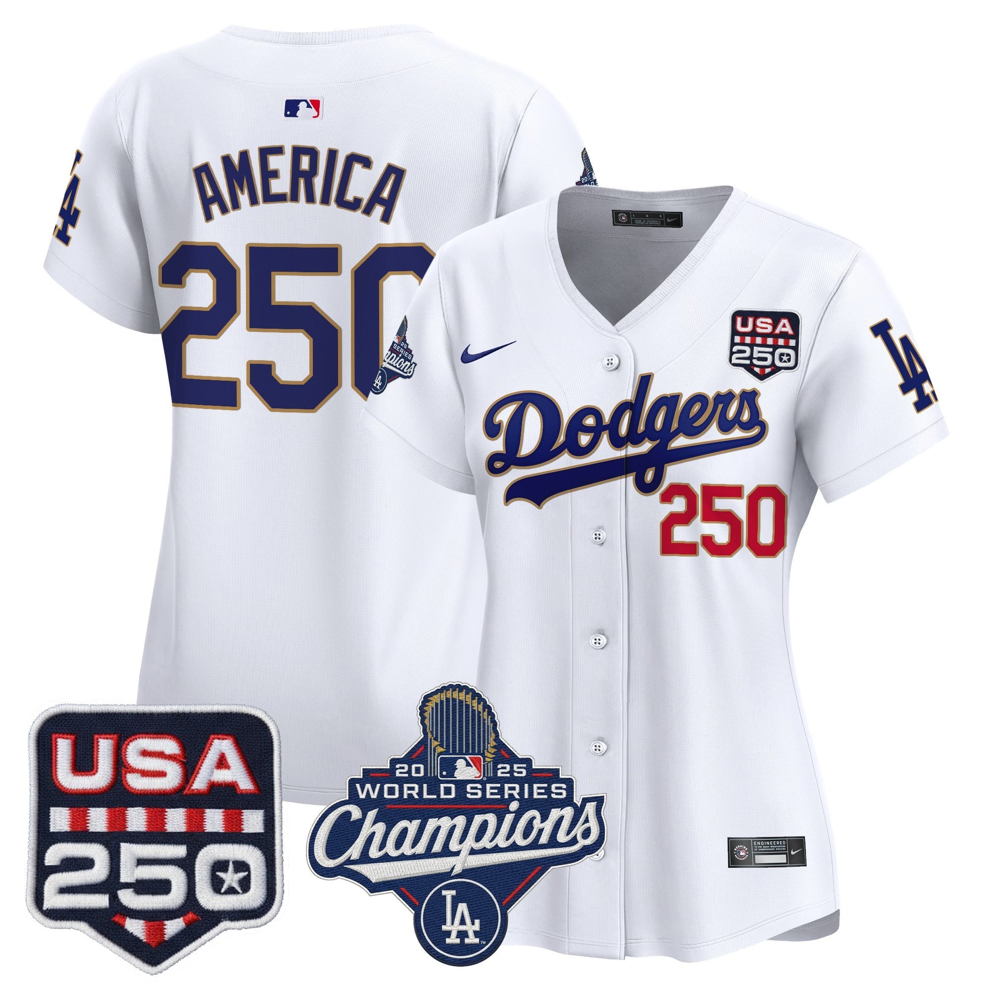 Women’s 2025 World Series Champions & 250 Patch Vapor Premier Limited Jersey