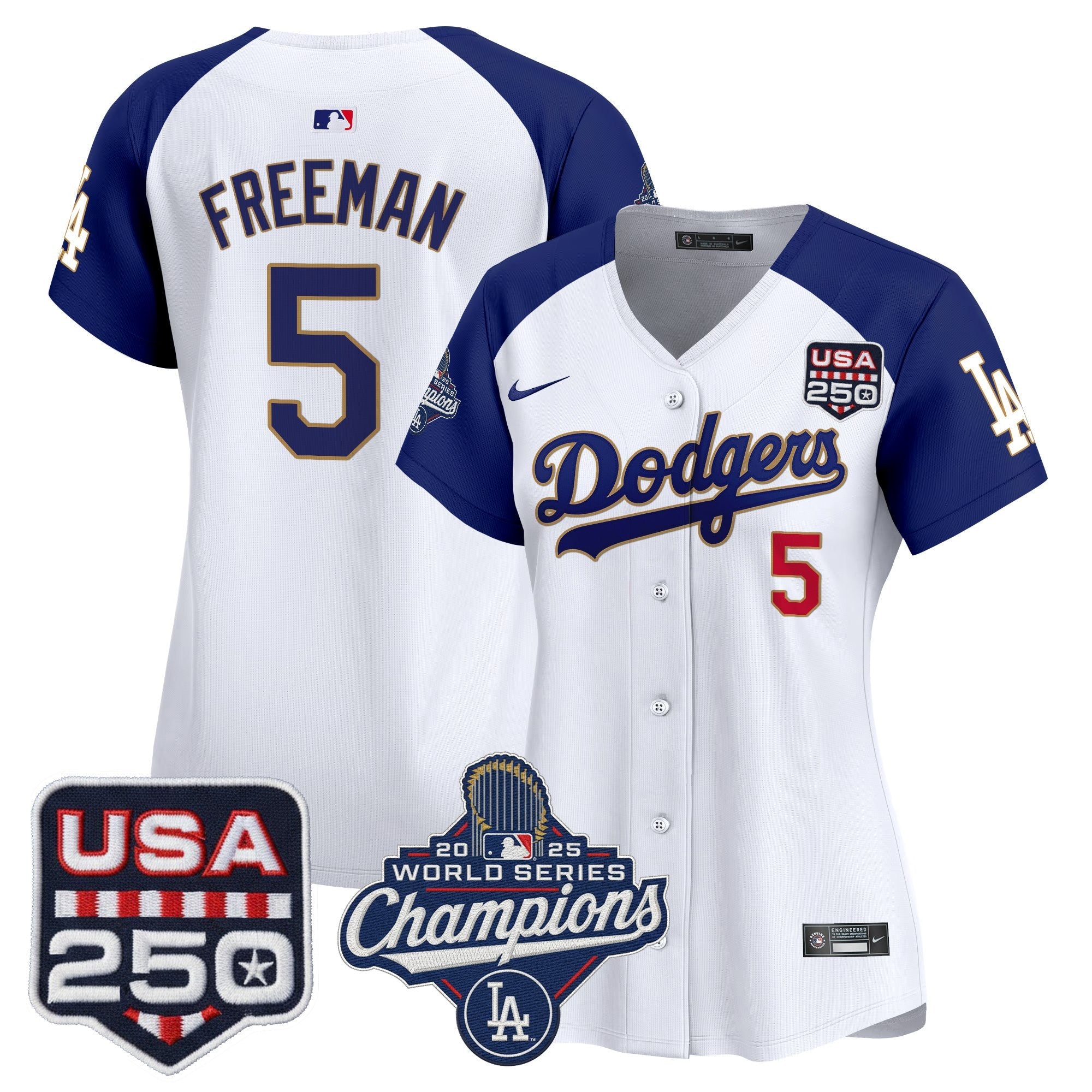 Women’s 2025 World Series Champions & 250 Patch Vapor Premier Limited Jersey