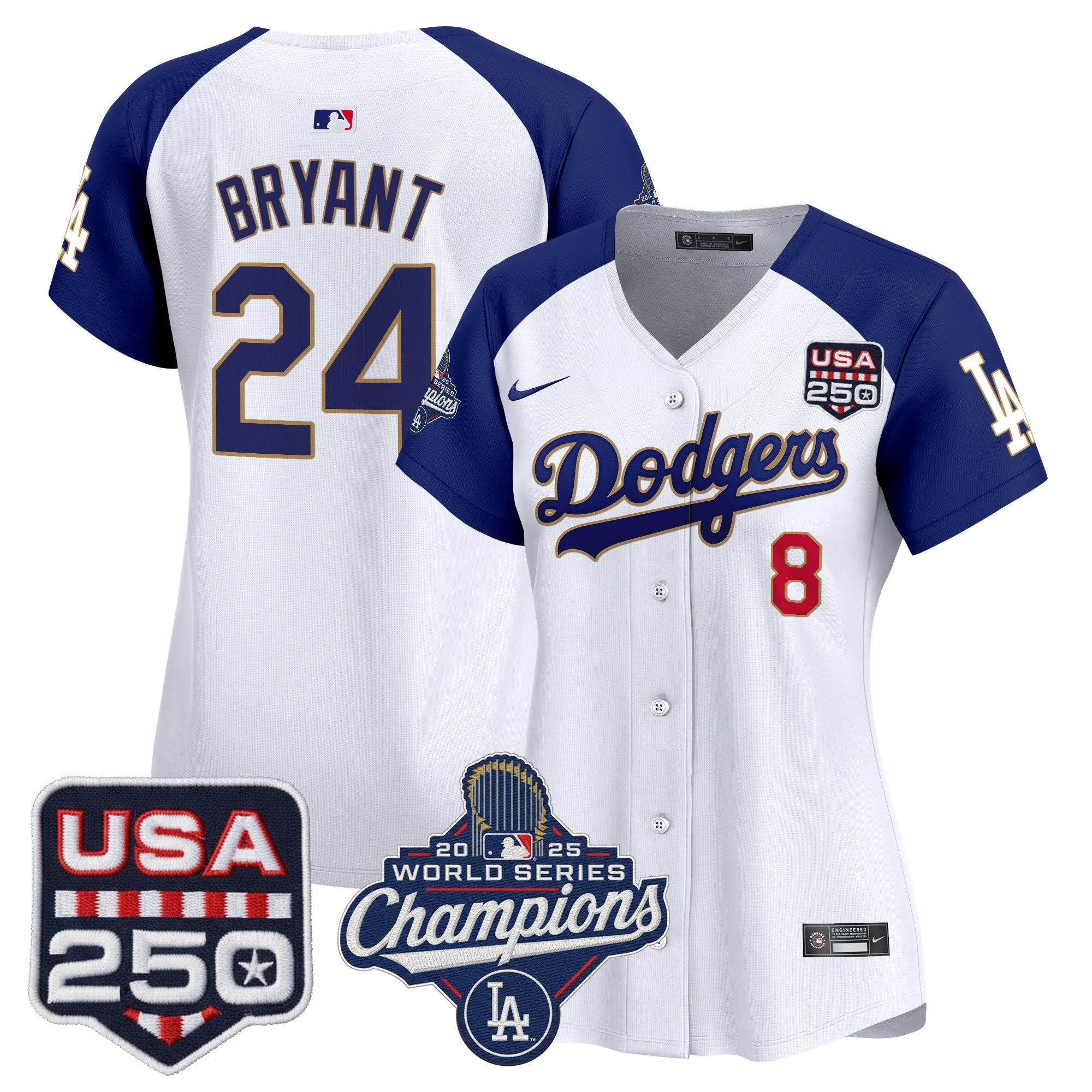 Women’s 2025 World Series Champions & 250 Patch Vapor Premier Limited Jersey
