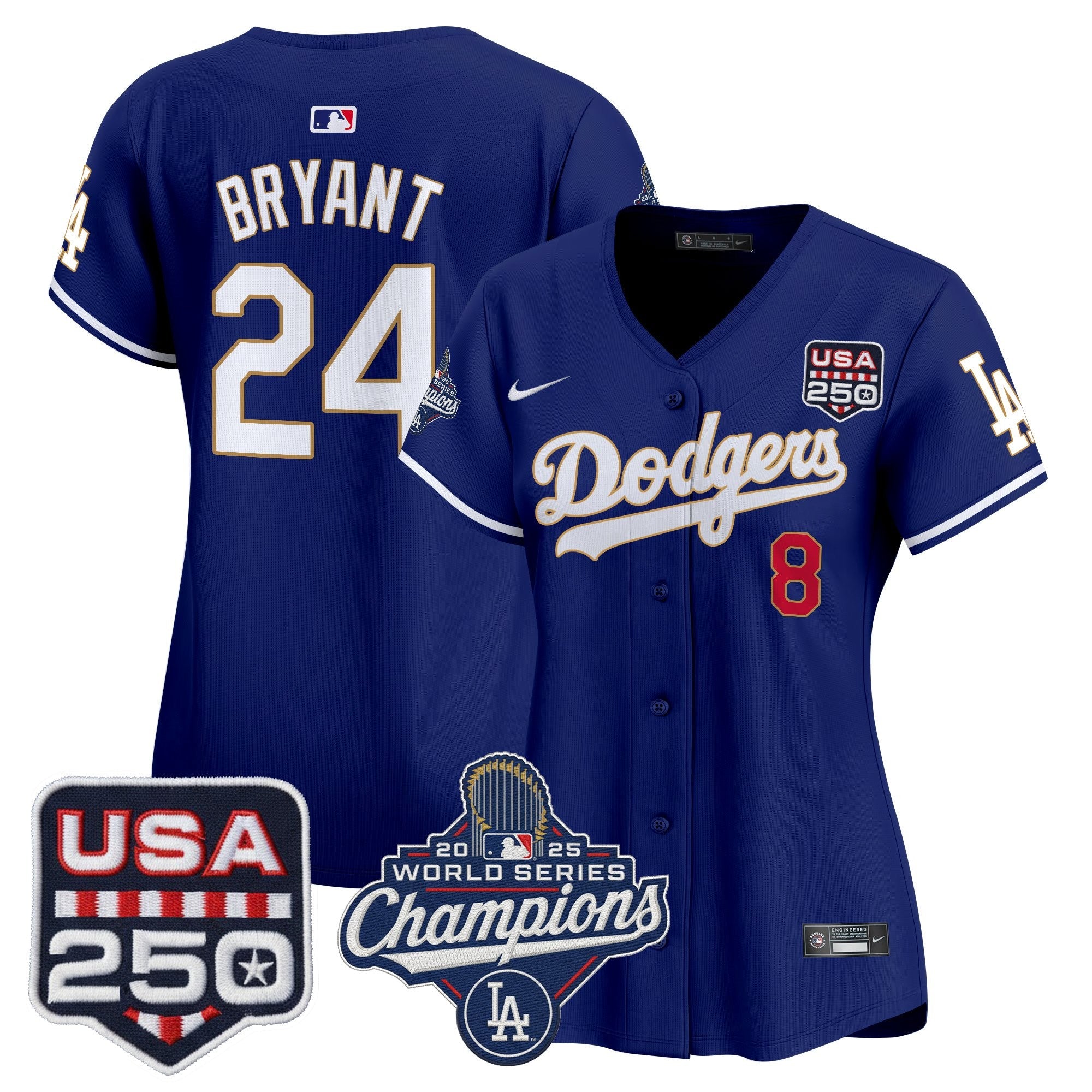 Women’s 2025 World Series Champions & 250 Patch Vapor Premier Limited Jersey