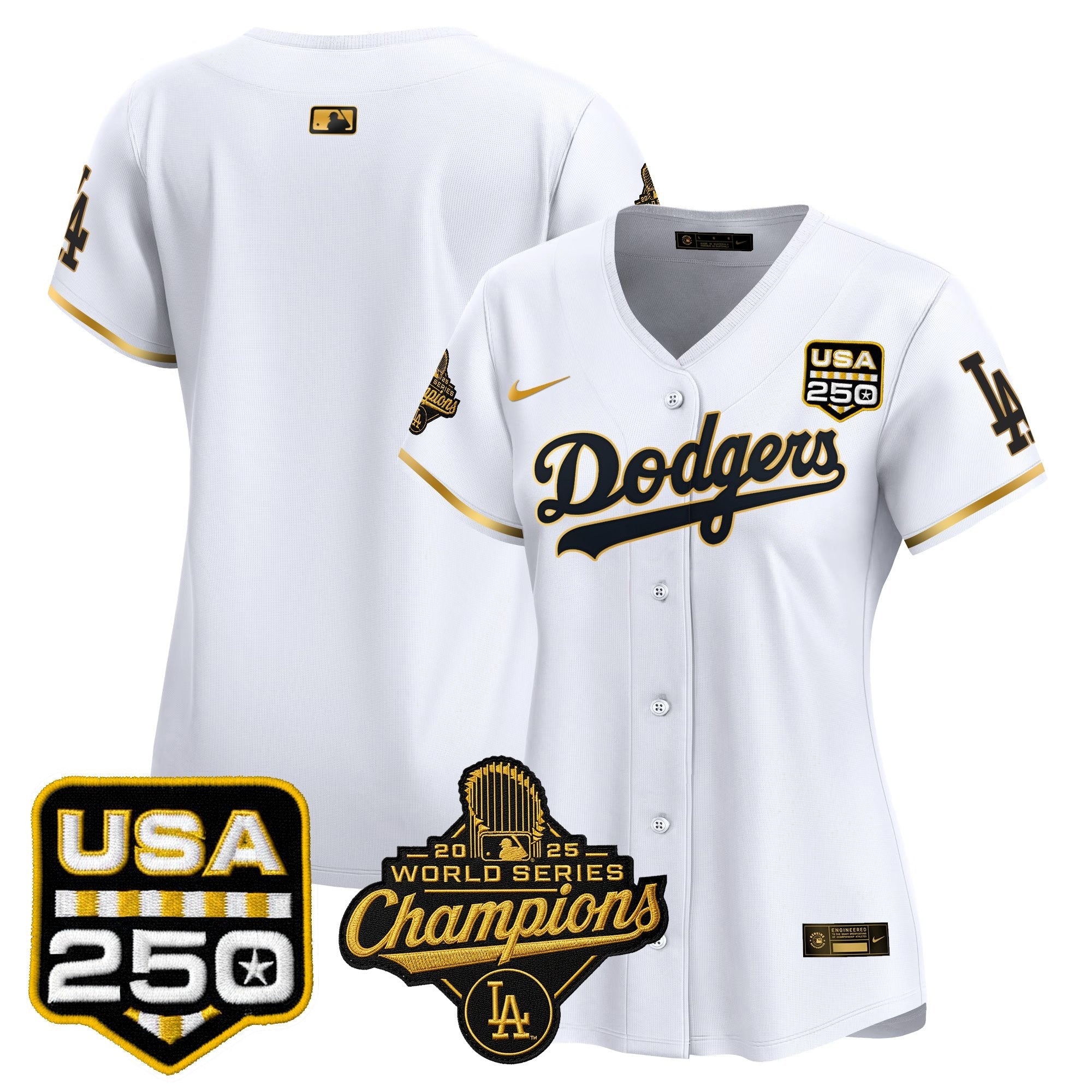 Women’s 2025 World Series Champions & 250 Patch Vapor Premier Limited Jersey