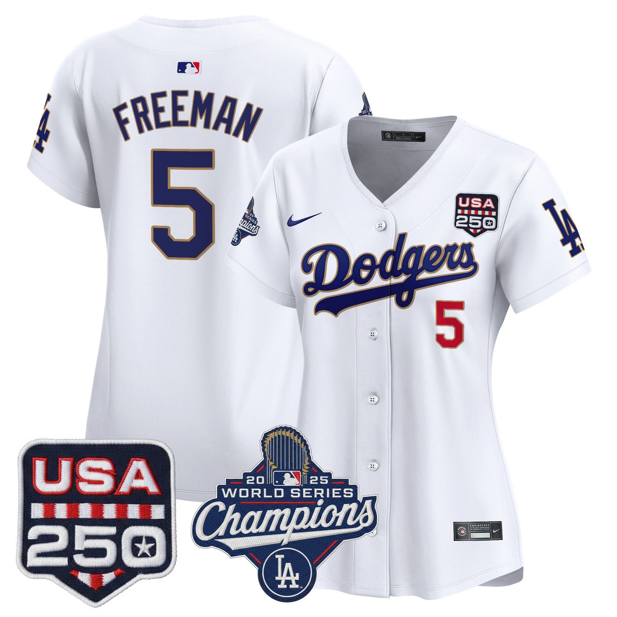 Women’s 2025 World Series Champions & 250 Patch Vapor Premier Limited Jersey