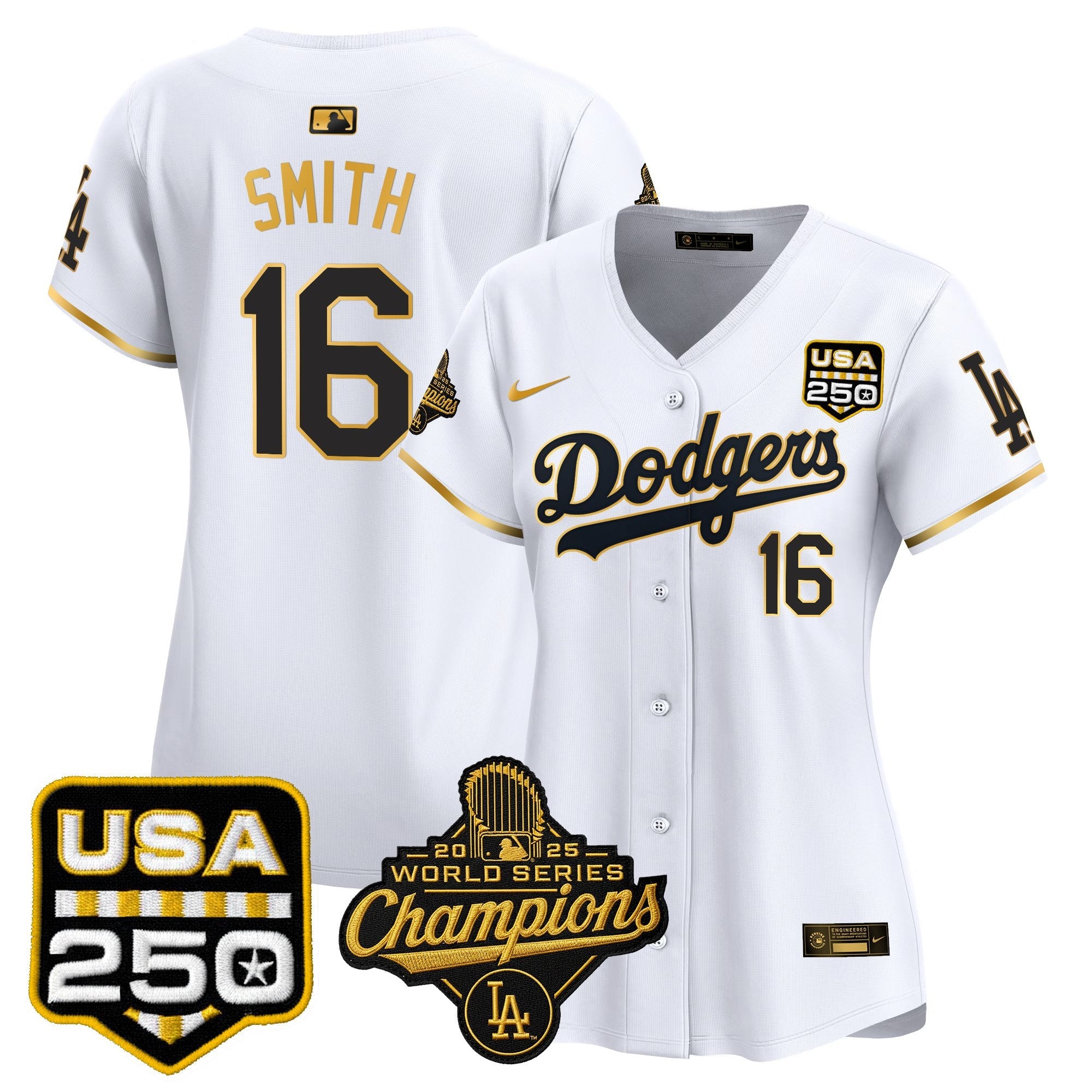 Women’s 2025 World Series Champions & 250 Patch Vapor Premier Limited Jersey
