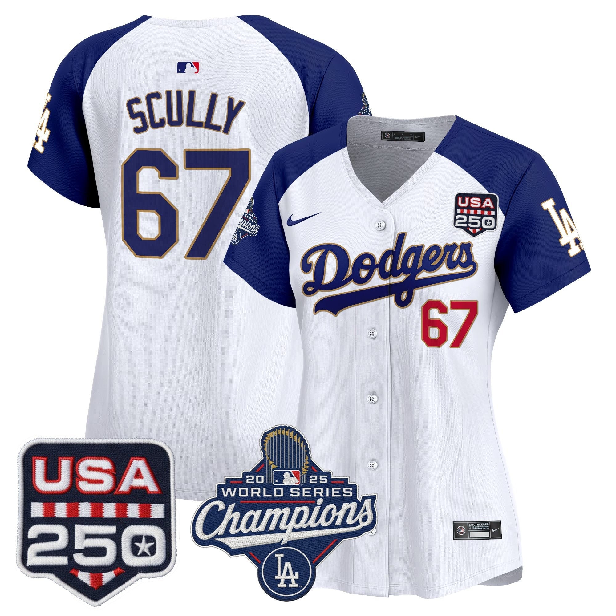 Women’s 2025 World Series Champions & 250 Patch Vapor Premier Limited Jersey