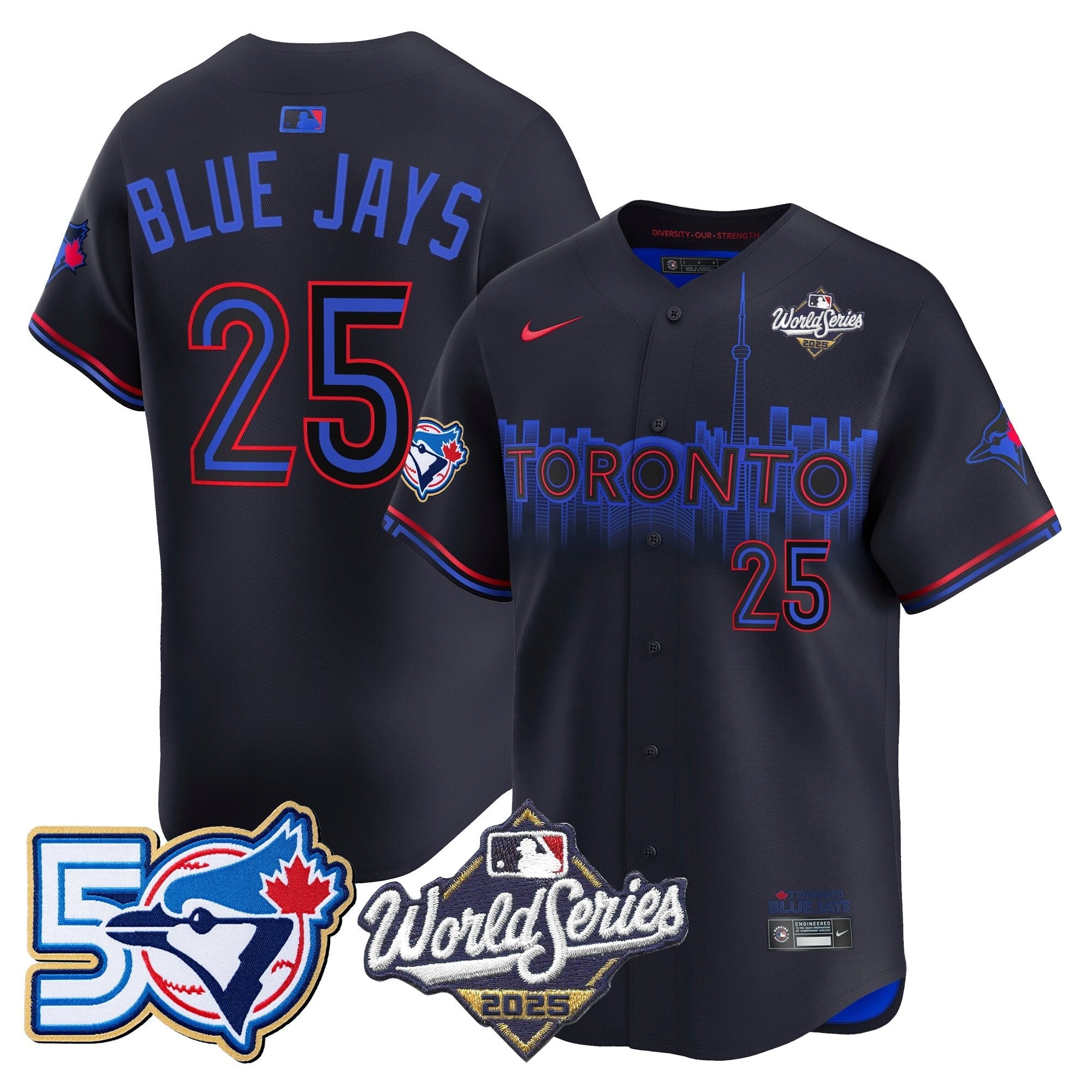 Men’s 2025 World Series Vapor Premier Limited Jersey – 50 Seasons Patch