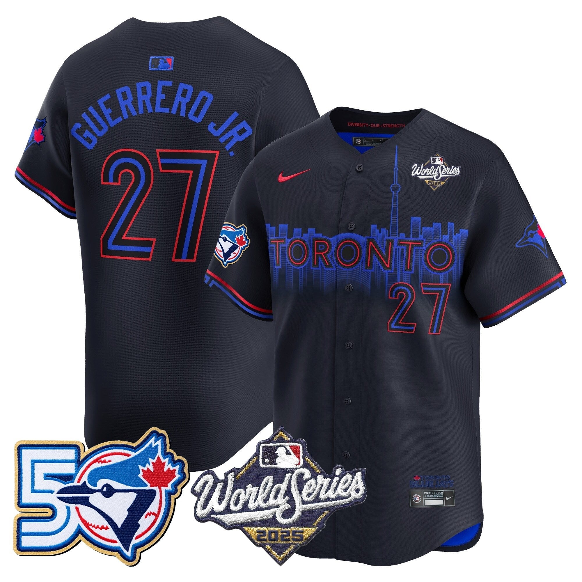 Men’s 2025 World Series Vapor Premier Limited Jersey – 50 Seasons Patch