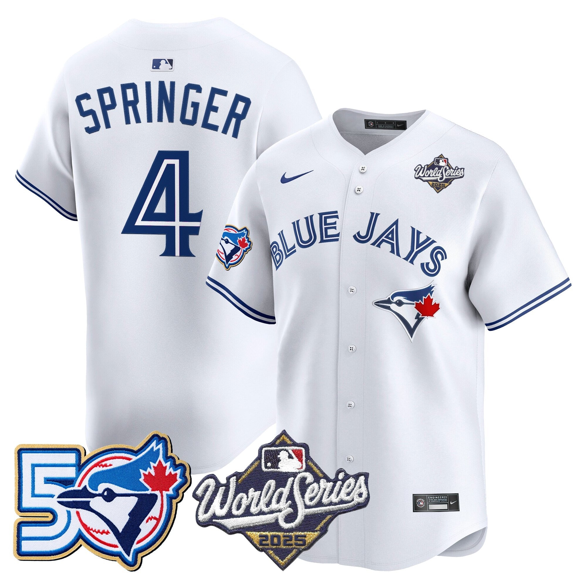 Men’s 2025 World Series Vapor Premier Limited Jersey – 50 Seasons Patch
