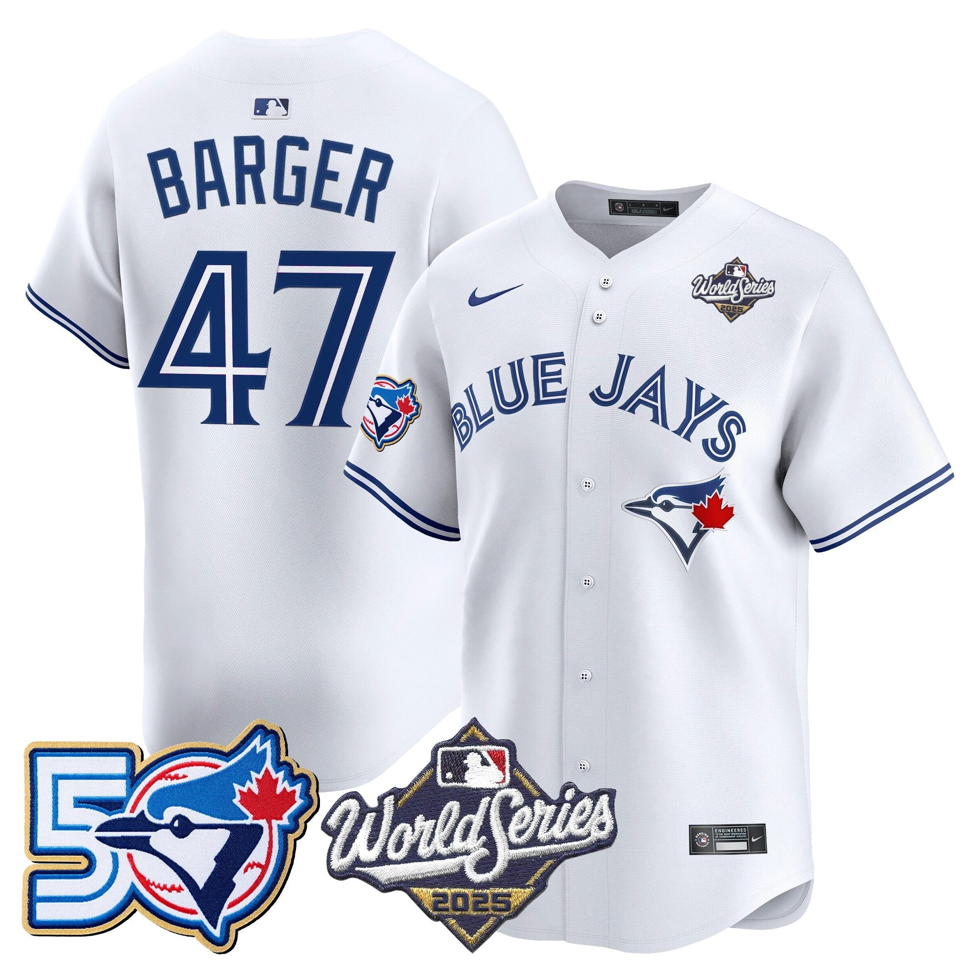 Men’s 2025 World Series Vapor Premier Limited Jersey – 50 Seasons Patch