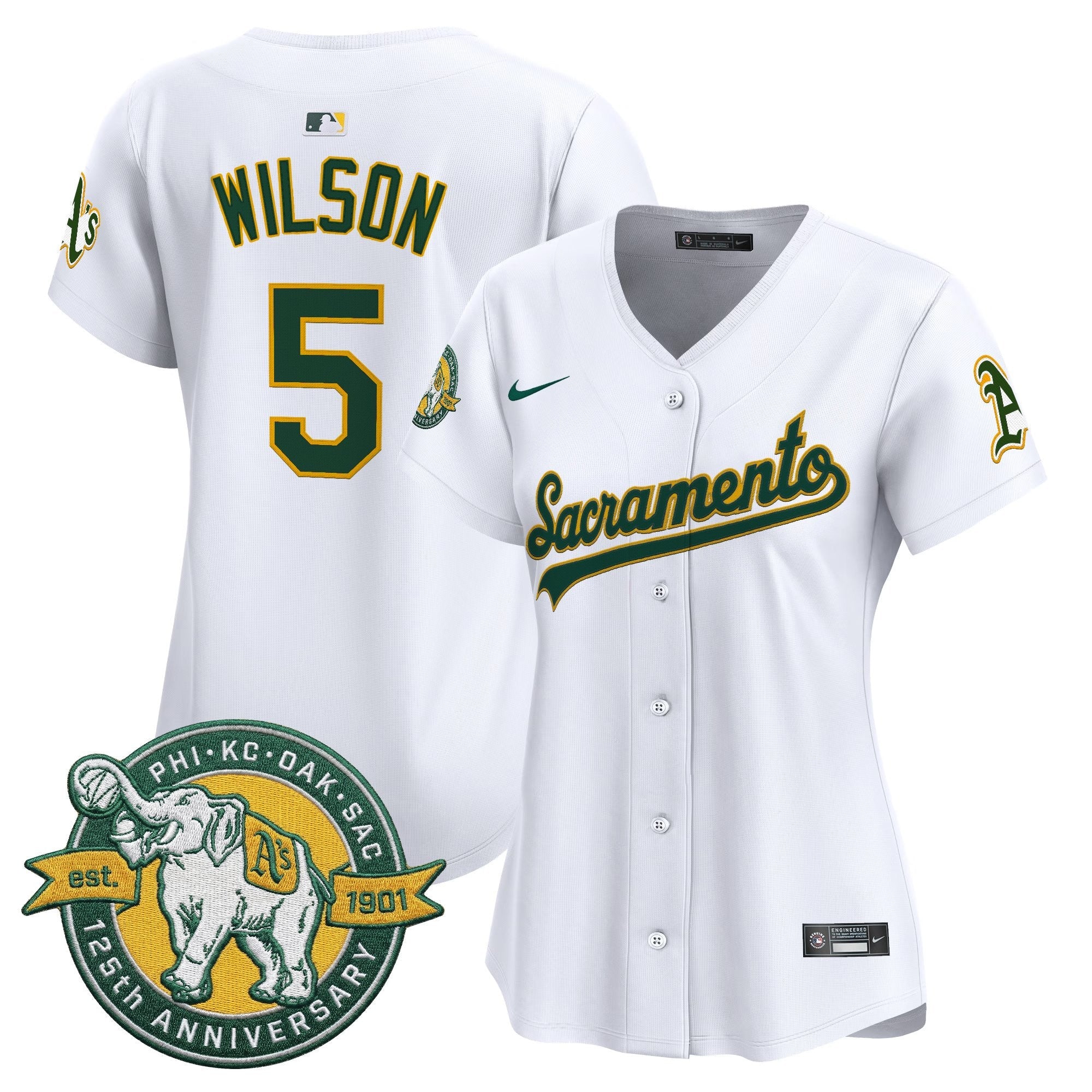 Women’s ‘Sacramento Edition’ Vapor Premier Limited Jersey – 125th Anniversary Patch