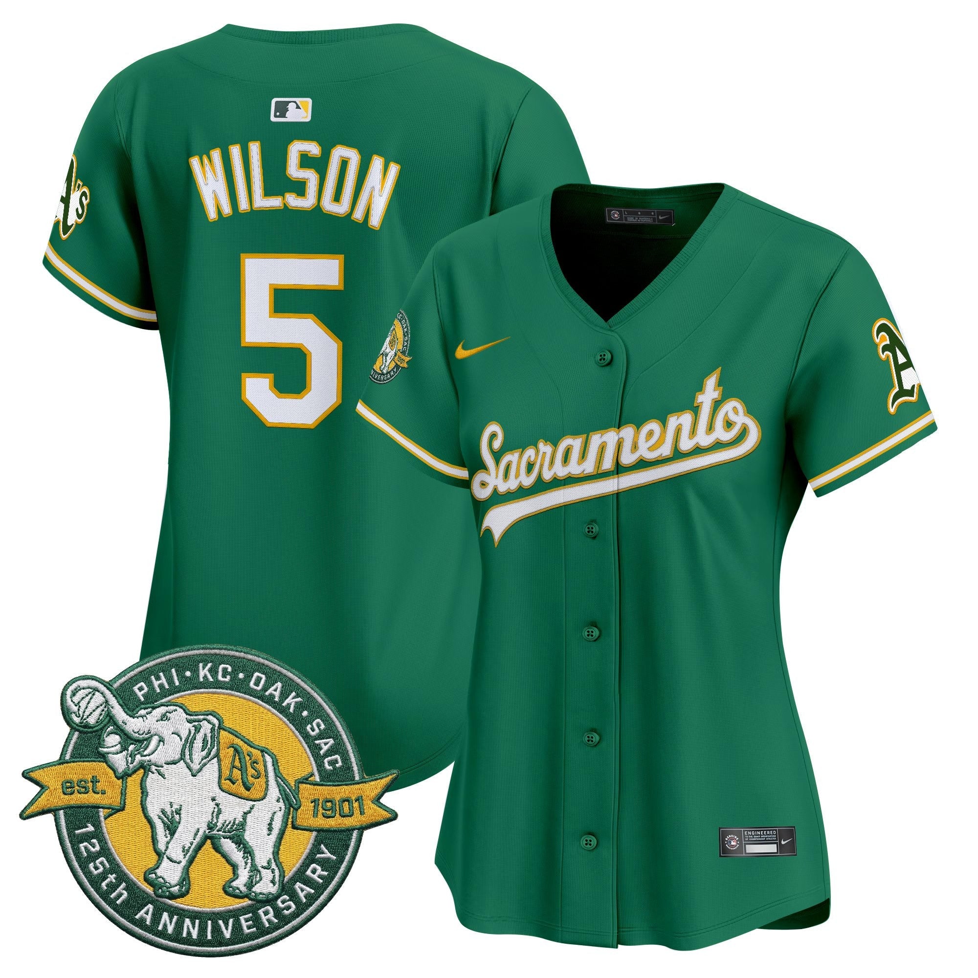 Women’s ‘Sacramento Edition’ Vapor Premier Limited Jersey – 125th Anniversary Patch