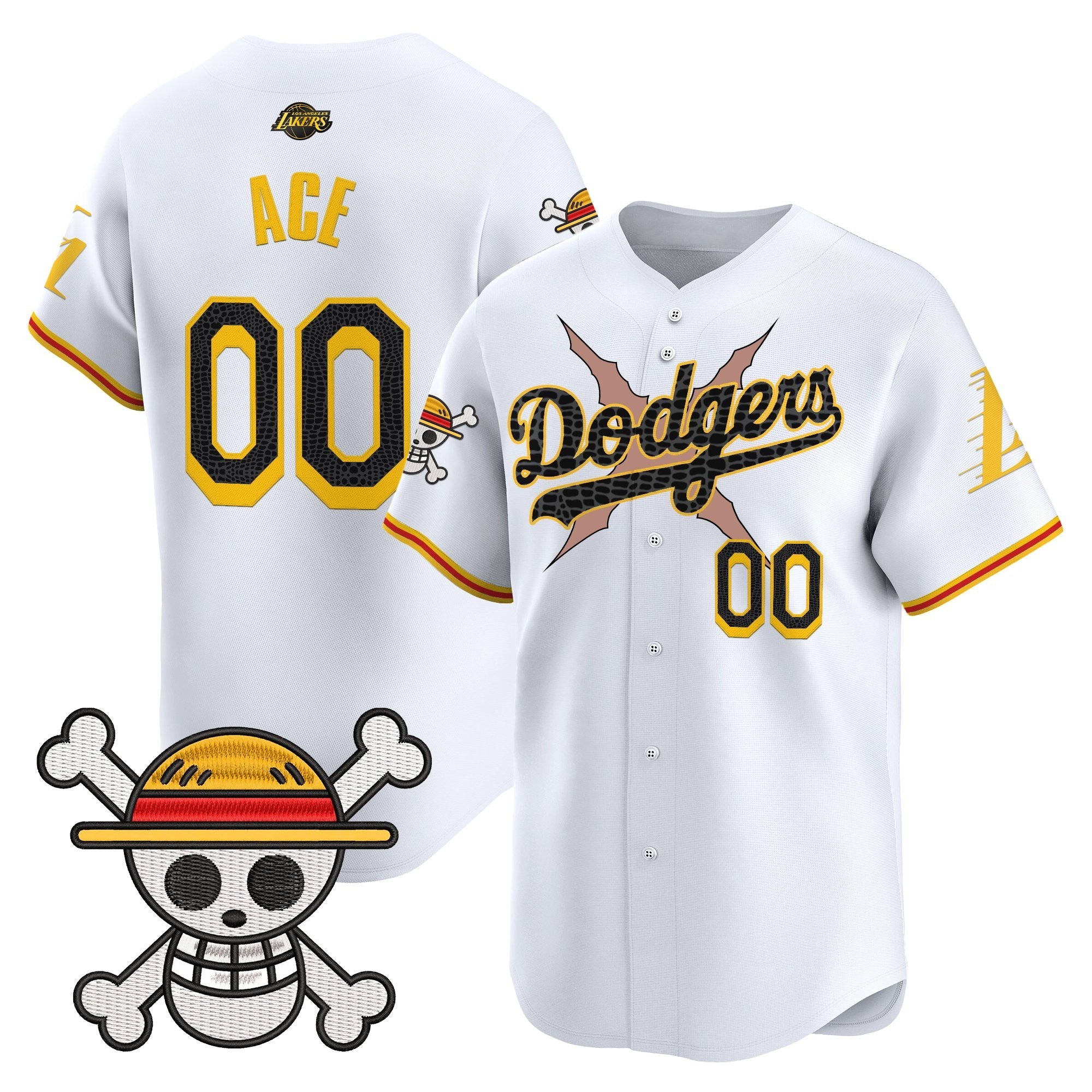 Men’s x One Piece x Mamba Vapor Premier Limited Jersey – Stitched