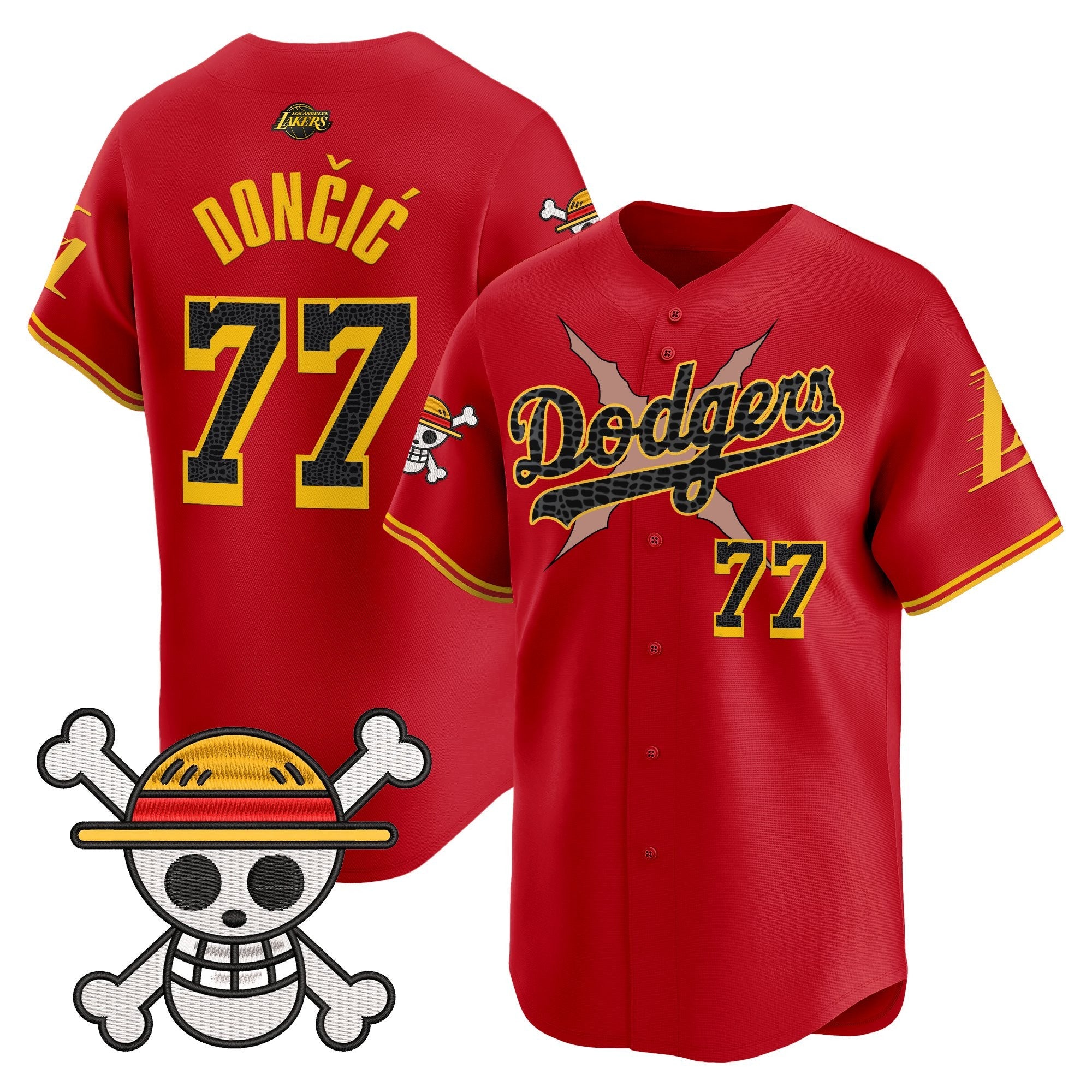 Men’s x One Piece x Mamba Vapor Premier Limited Jersey – Stitched
