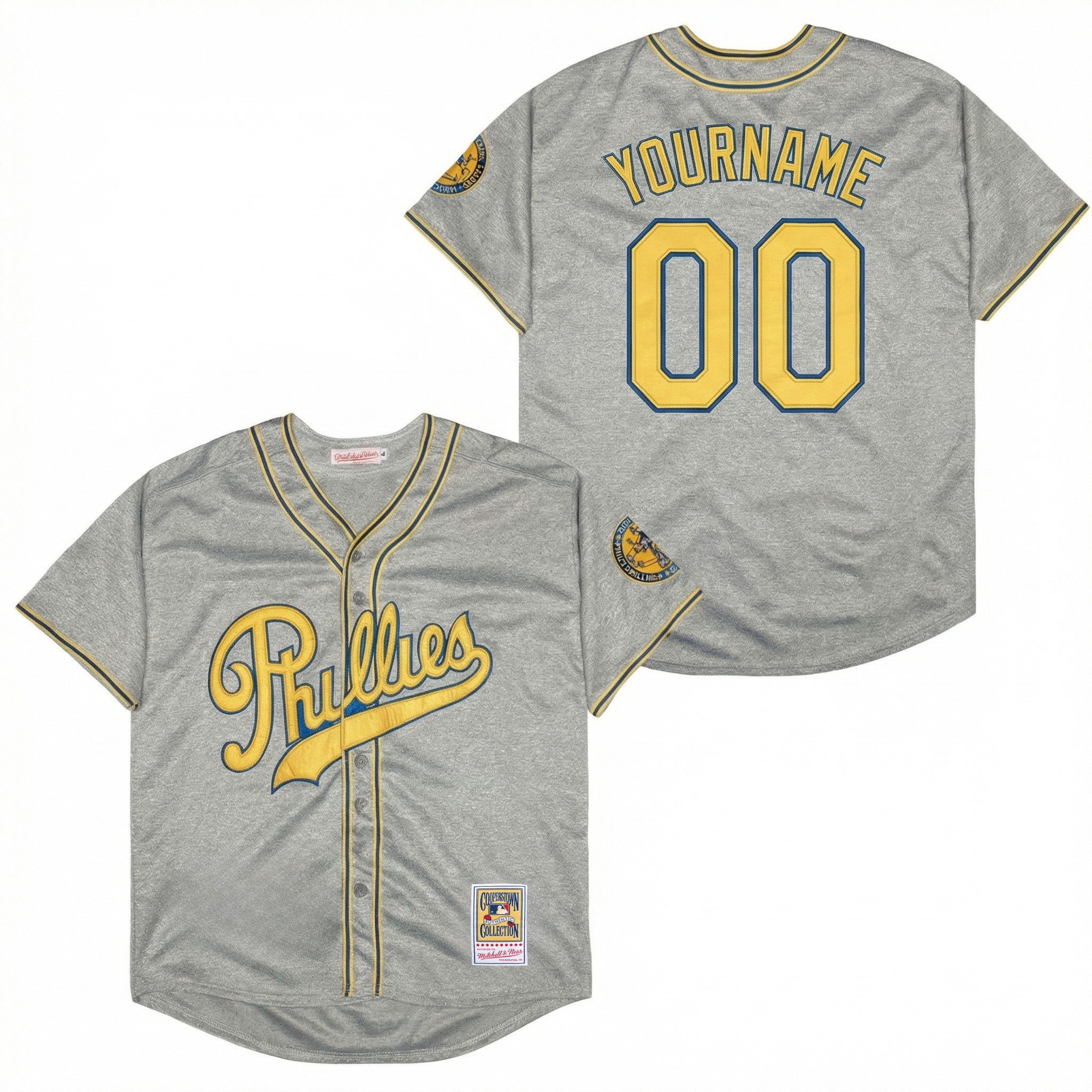 Phillies Custom Baseball Jersey (Ships in 3–6 Weeks)