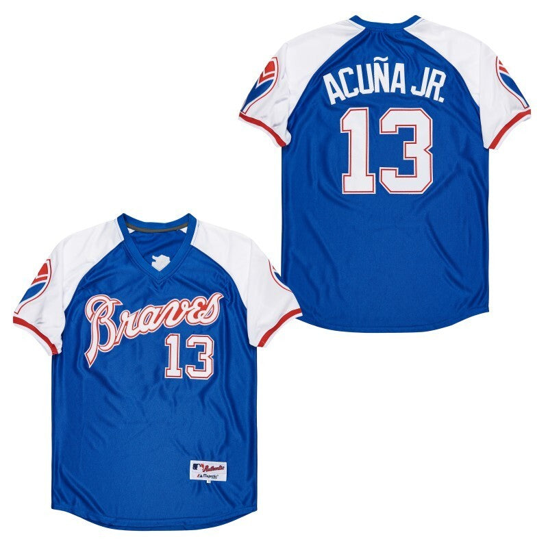 Retro Acuña Baseball Jersey (Ships in 3–6 Weeks)