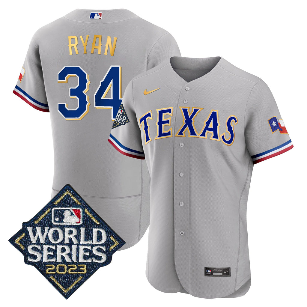 Men’s Texas 2023 World Series Flex Base Gold Trim Jersey
