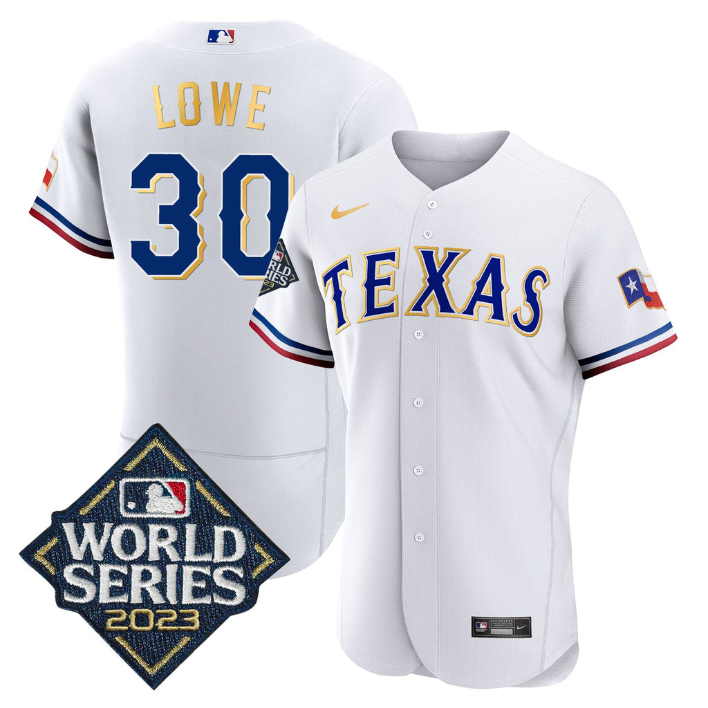 Men’s Texas 2023 World Series Flex Base Gold Trim Jersey