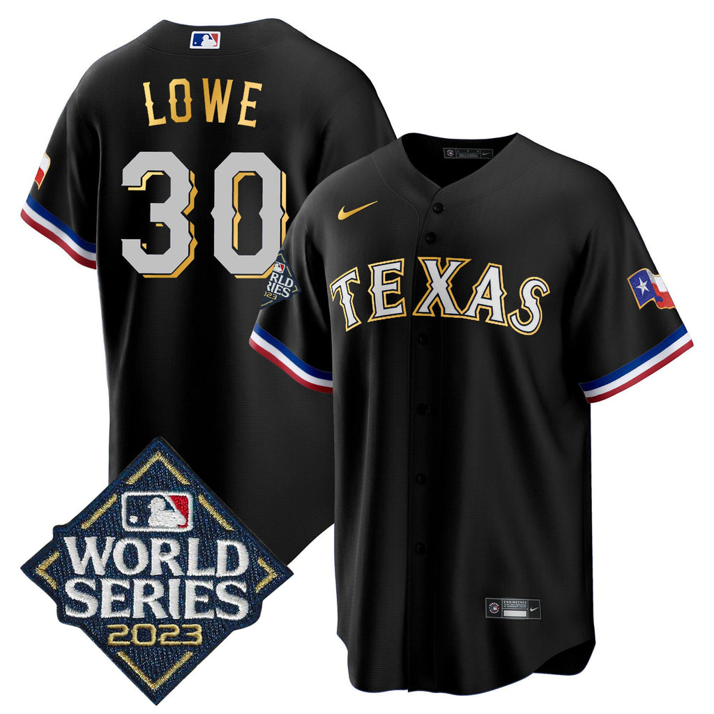 Men’s Texas 2023 World Series Cool Base Gold Trim Jersey
