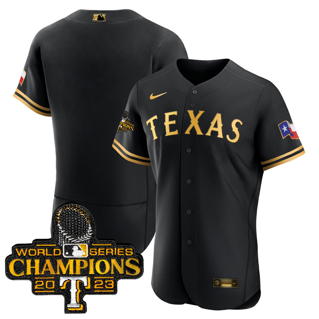Men’s Texas 2023 World Series Champions Flex Base Jersey